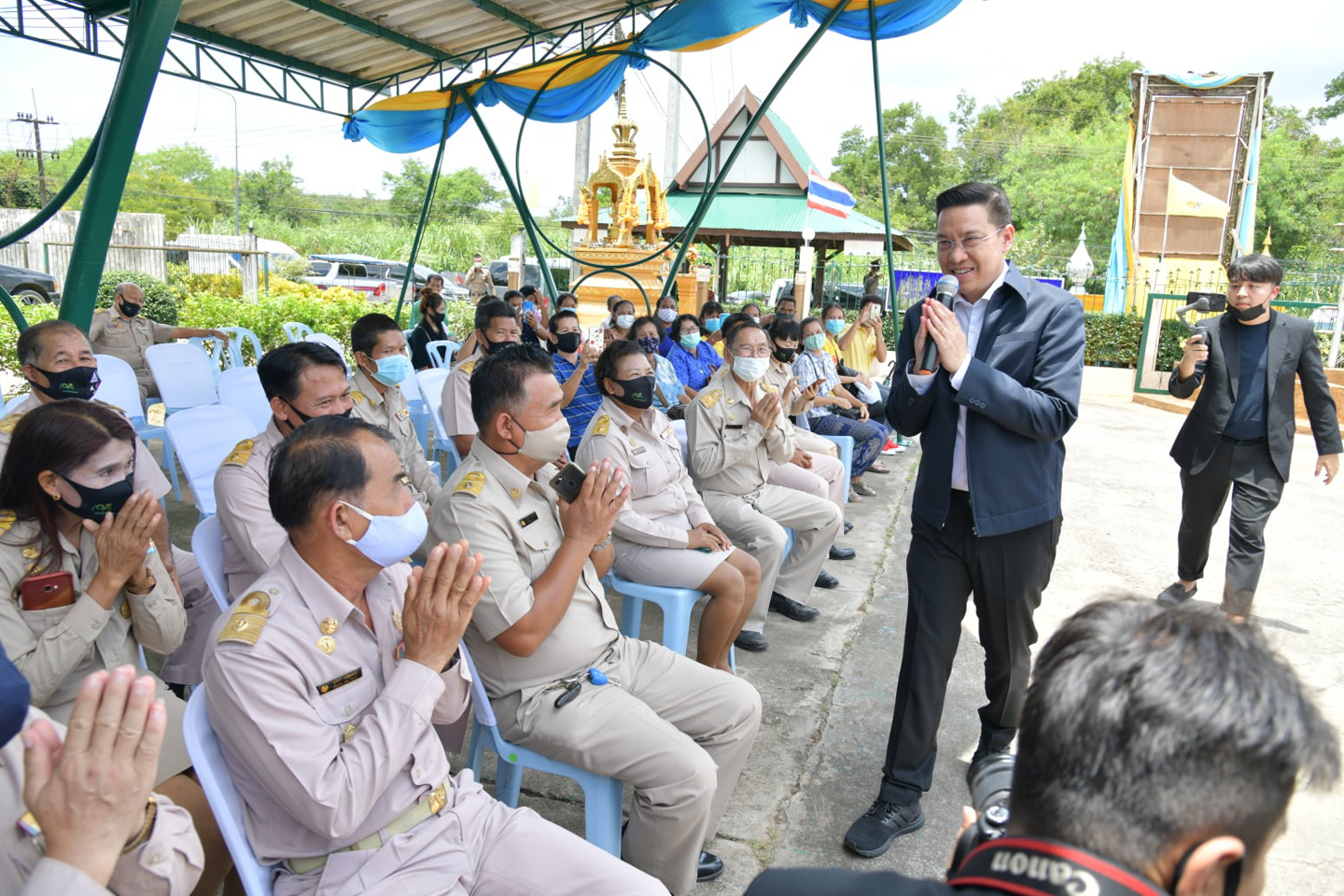 ​รมว.กระทรวง MDES พร้อมคณะ ลงพื้นที่ตรวจราชการ จ.ระยอง
