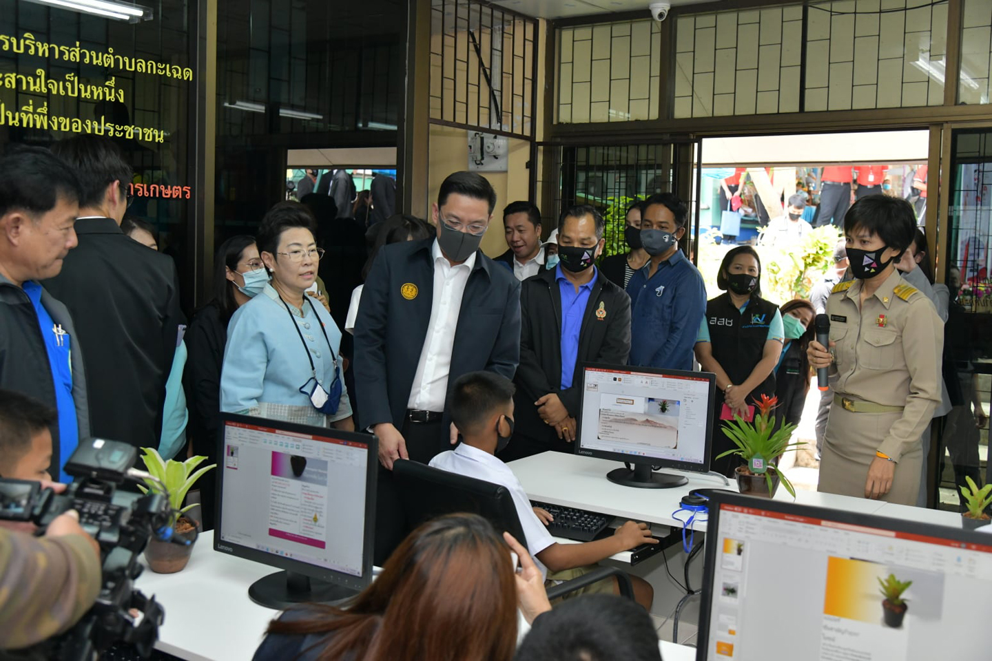 ​รมว.กระทรวง MDES พร้อมคณะ ลงพื้นที่ตรวจราชการ จ.ระยอง