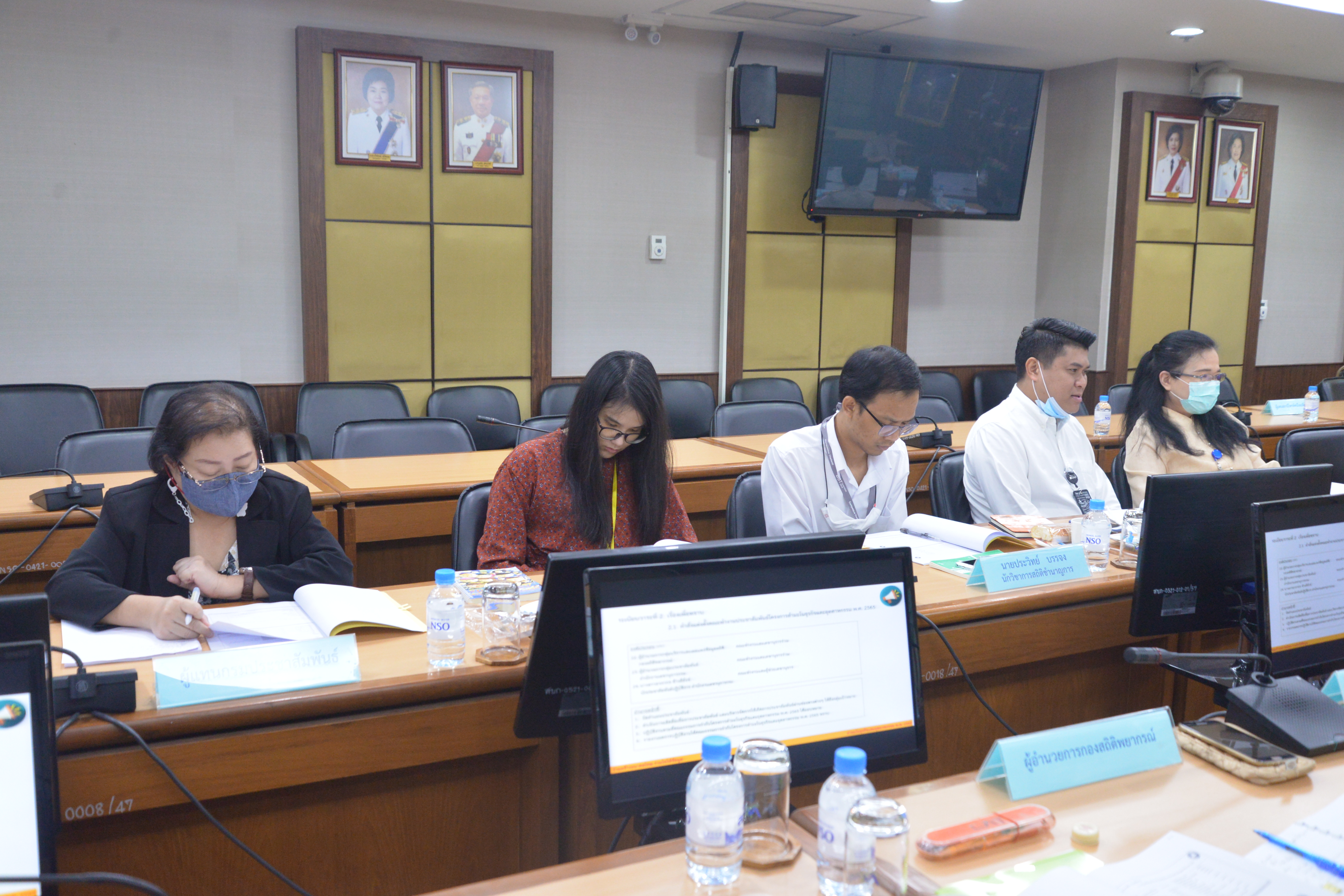 ประชุมคณะทำงานประชาสัมพันธ์โครงการสำมะโนธุรกิจและอุตสาหกรรม พ.ศ. 2565 ครั้งที่ 1/ 2563 ​