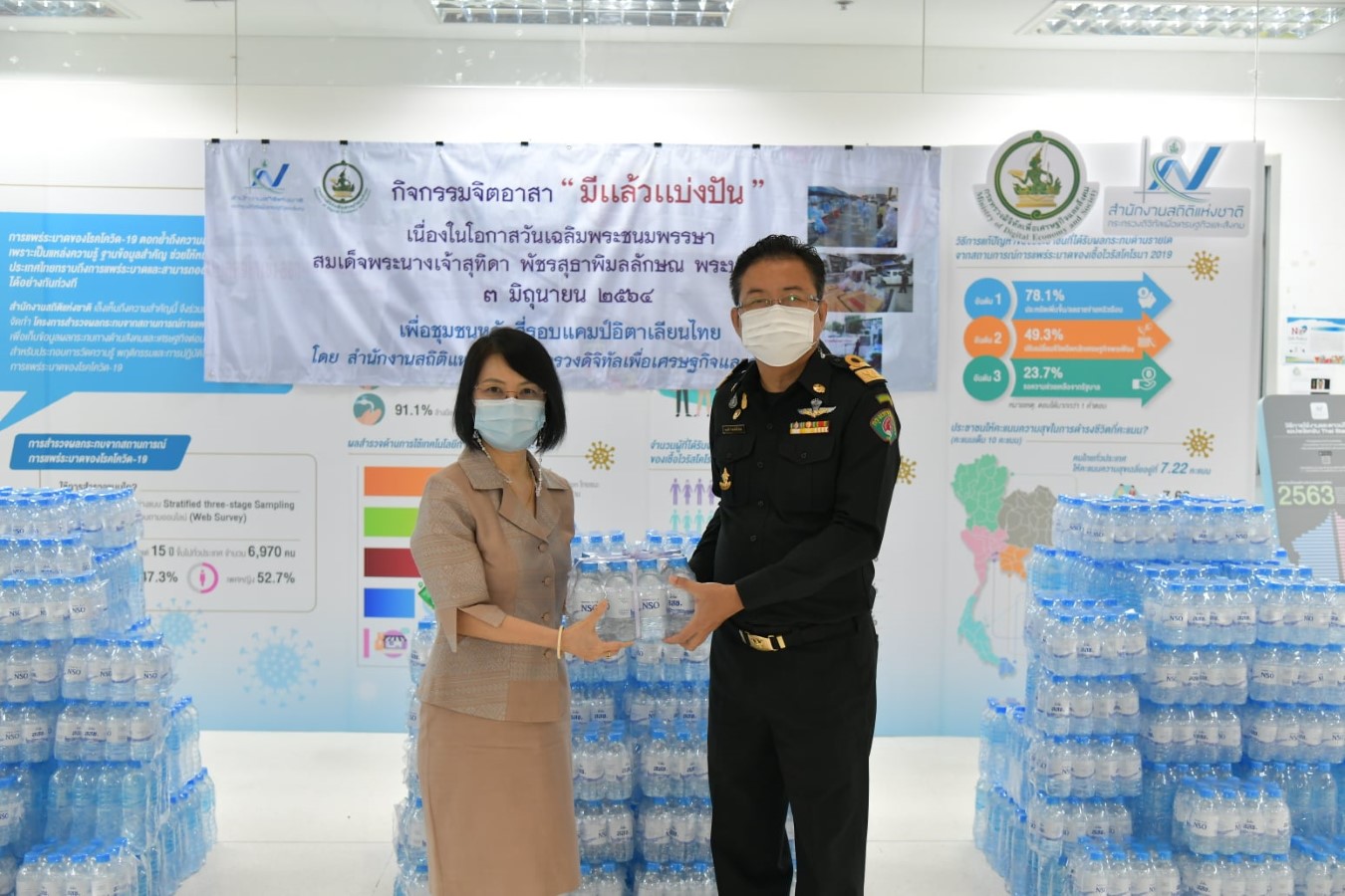 กิจกรรมจิตอาสา “มีแล้วแบ่งปัน”