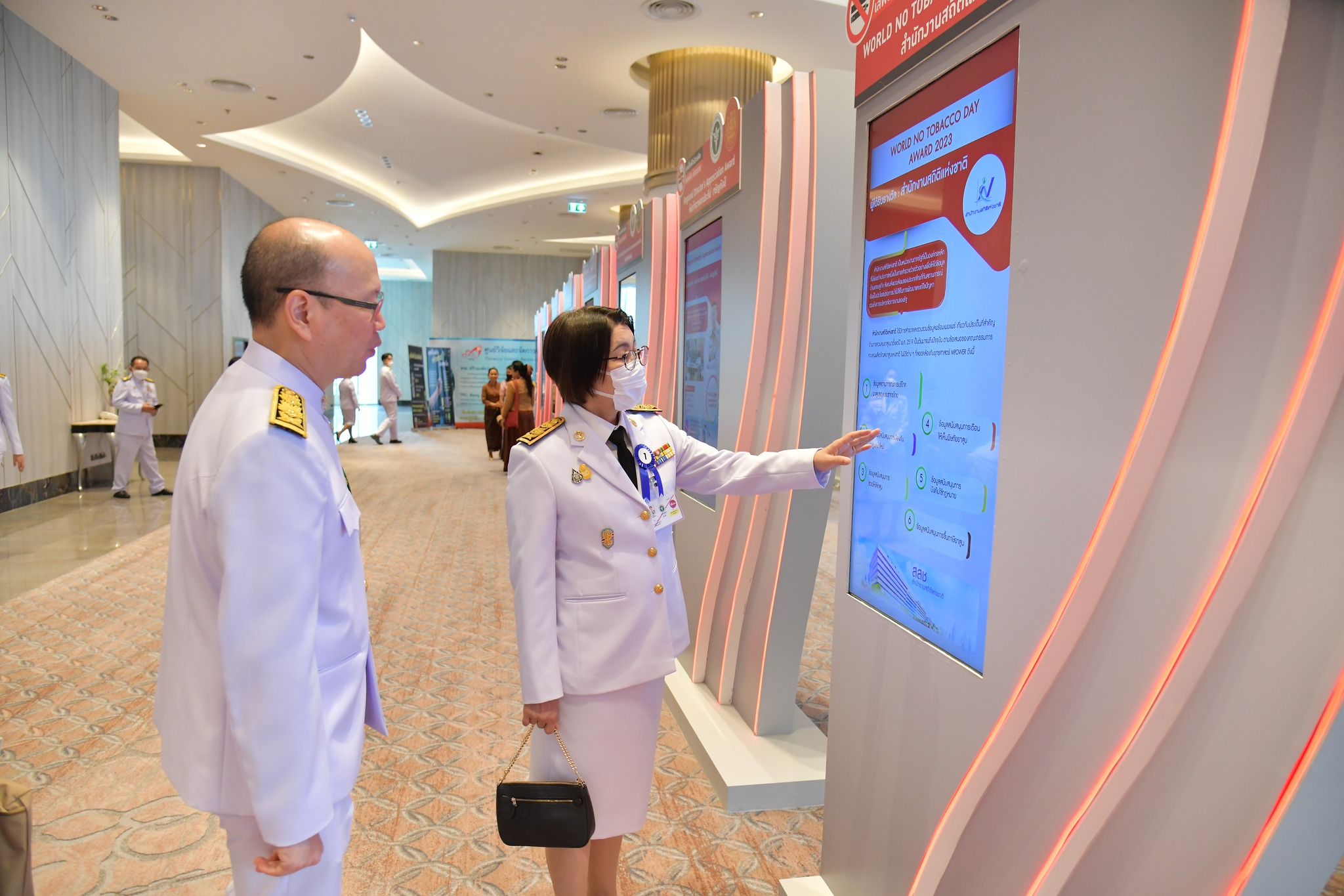 สำนักงานสถิติแห่งชาติ เข้าร่วมกิจกรรมงานรณรงค์วันงดสูบบุหรี่โลก ประจำปี 2566