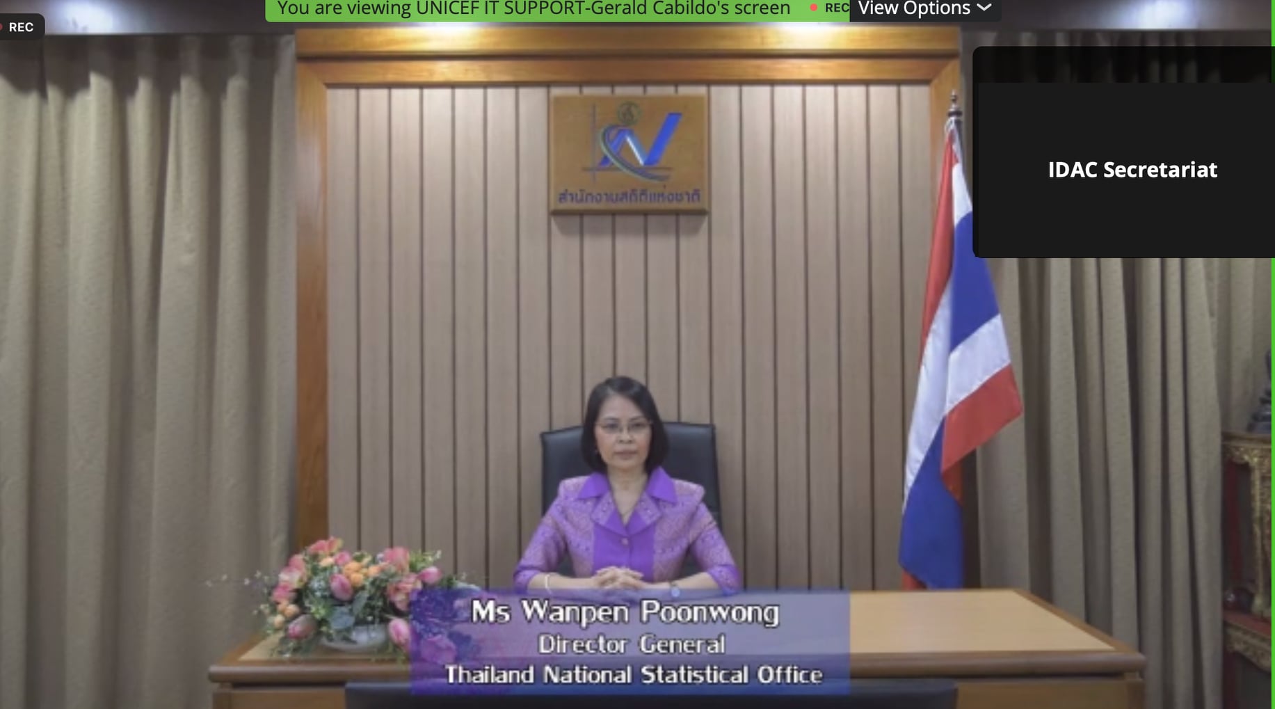 ประชุมการประเมินและเสริมความเข้มแข็งแก่ระบบนิเวศข้อมูลแบบบูรณาการ (Integrated Data Ecosystem and Str​engthening : IDEAS)