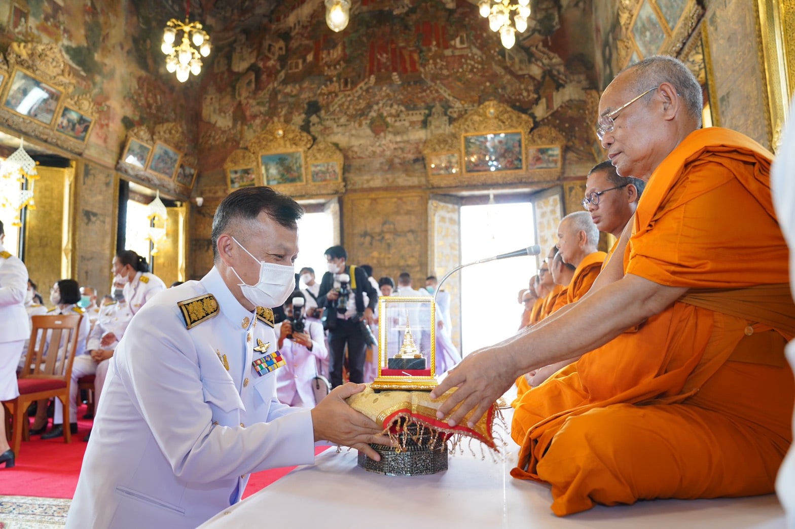 พิธีถวายผ้ากฐินพระราชทาน กระทรวงดิจิทัลเพื่อเศรษฐกิจและสังคม ประจำปี 2563​