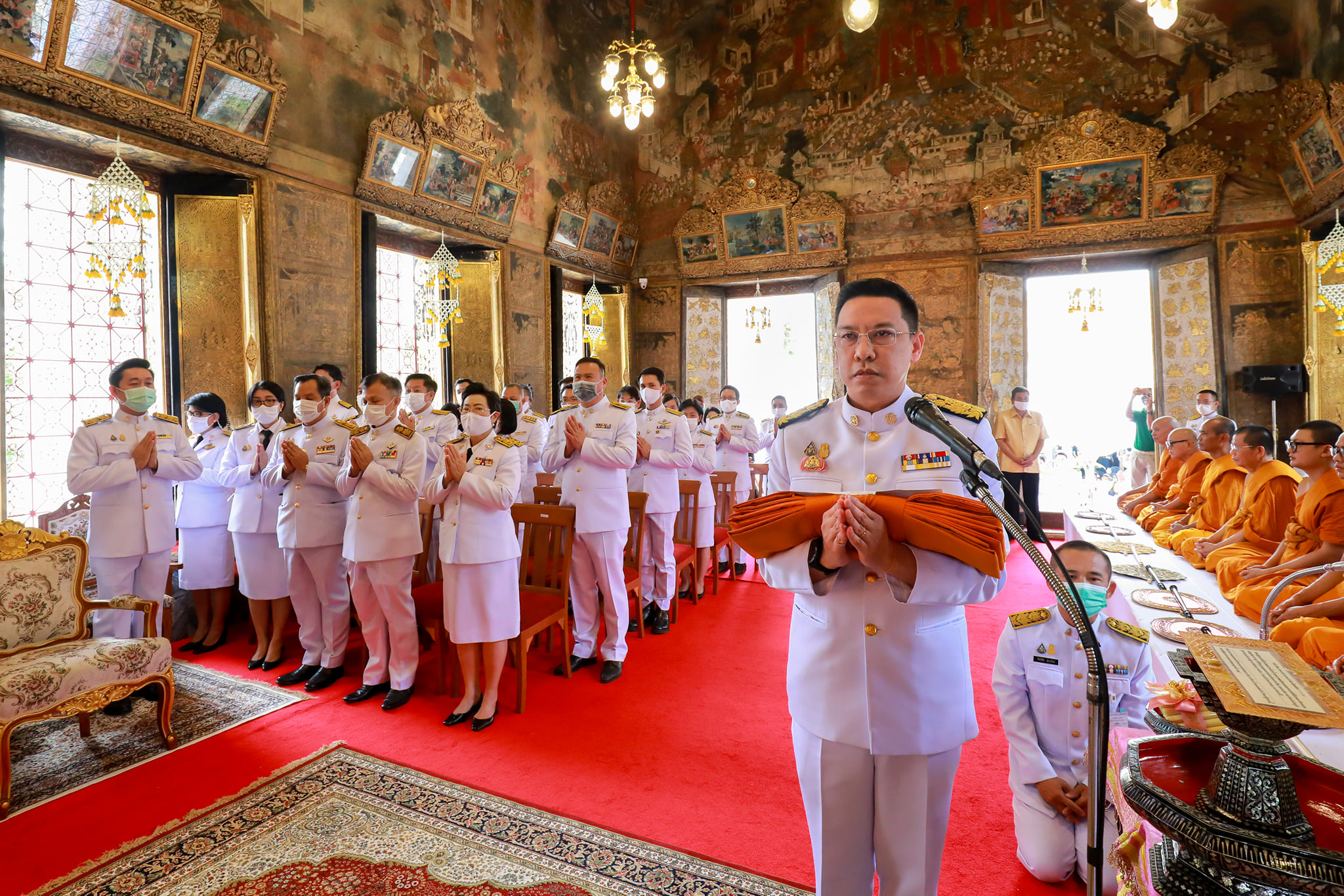 พิธีถวายผ้ากฐินพระราชทาน กระทรวงดิจิทัลเพื่อเศรษฐกิจและสังคม ประจำปี 2563​