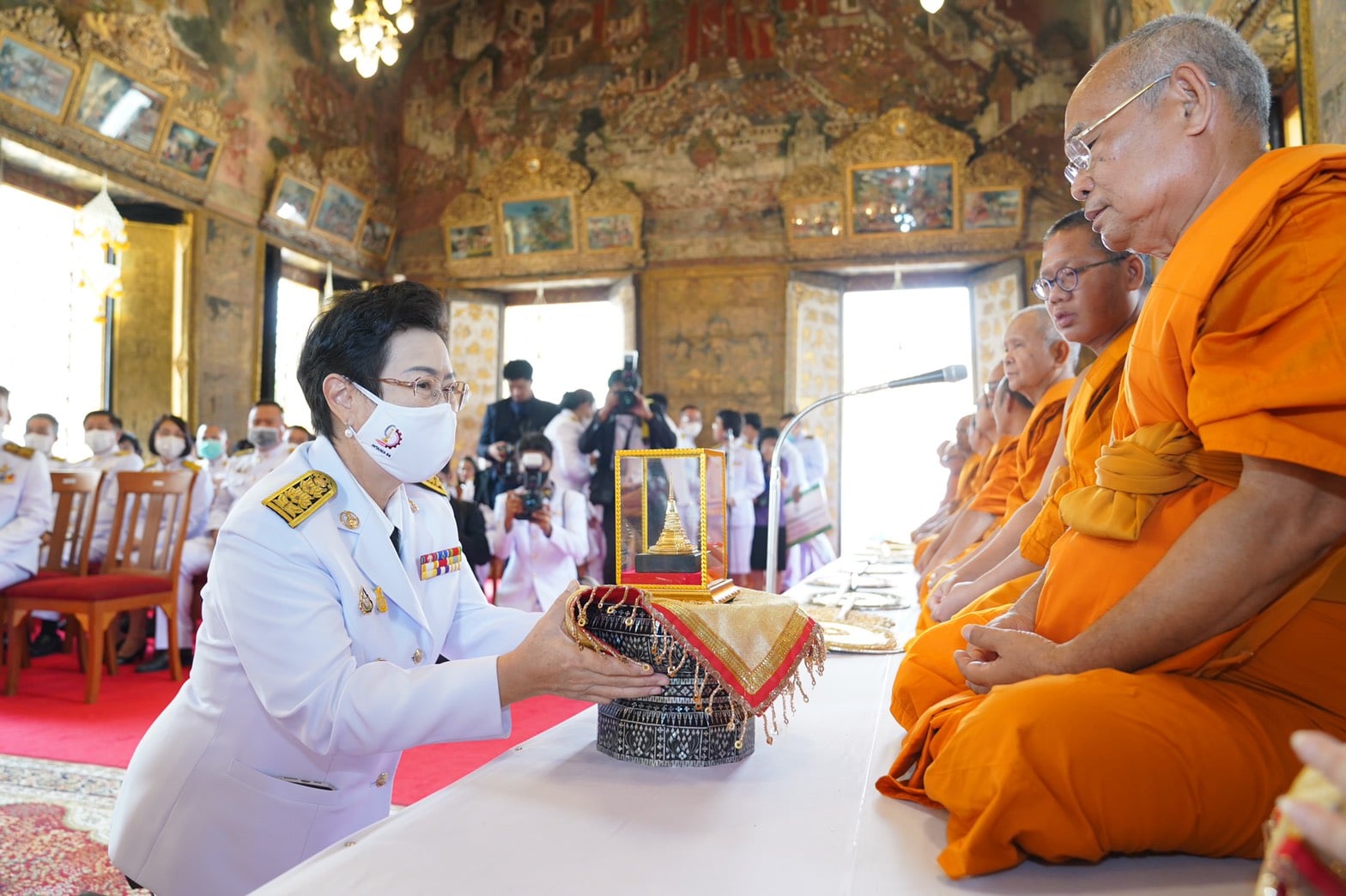 พิธีถวายผ้ากฐินพระราชทาน กระทรวงดิจิทัลเพื่อเศรษฐกิจและสังคม ประจำปี 2563​