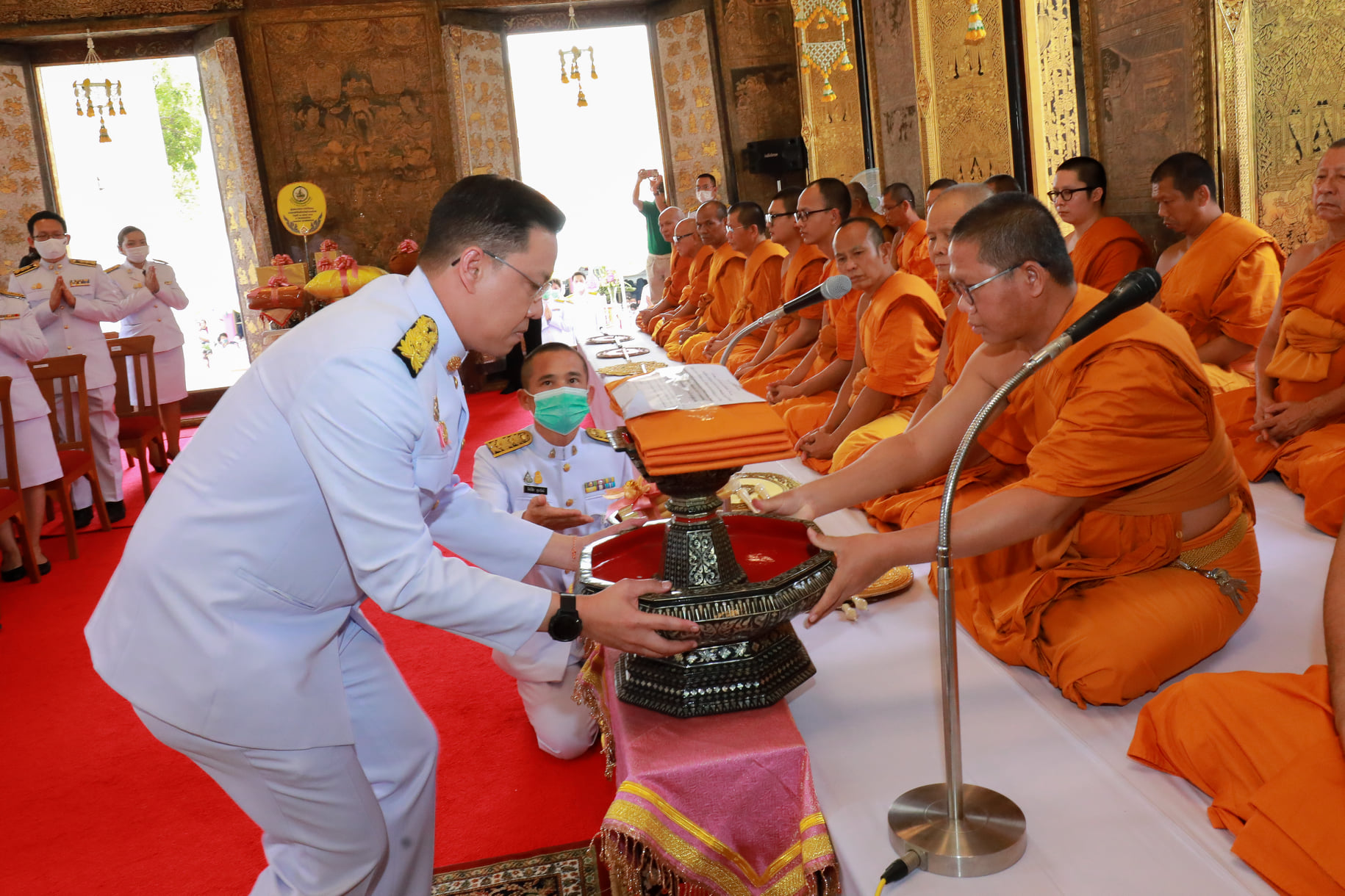 พิธีถวายผ้ากฐินพระราชทาน กระทรวงดิจิทัลเพื่อเศรษฐกิจและสังคม ประจำปี 2563​