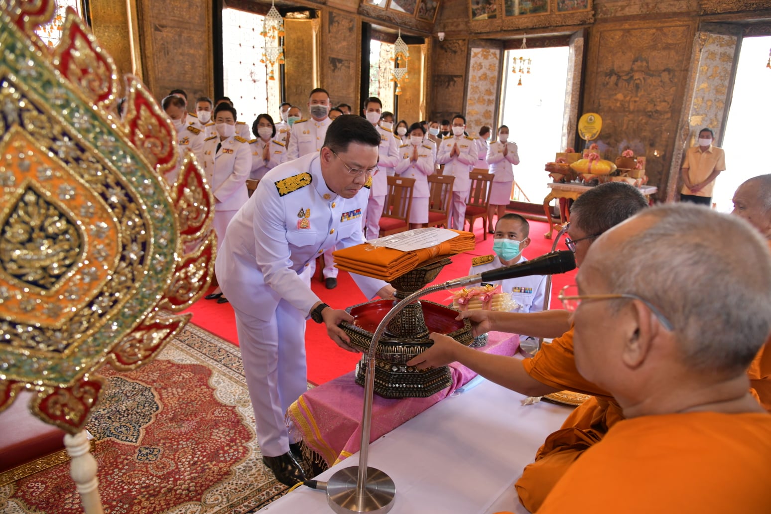 พิธีถวายผ้ากฐินพระราชทาน กระทรวงดิจิทัลเพื่อเศรษฐกิจและสังคม ประจำปี 2563​