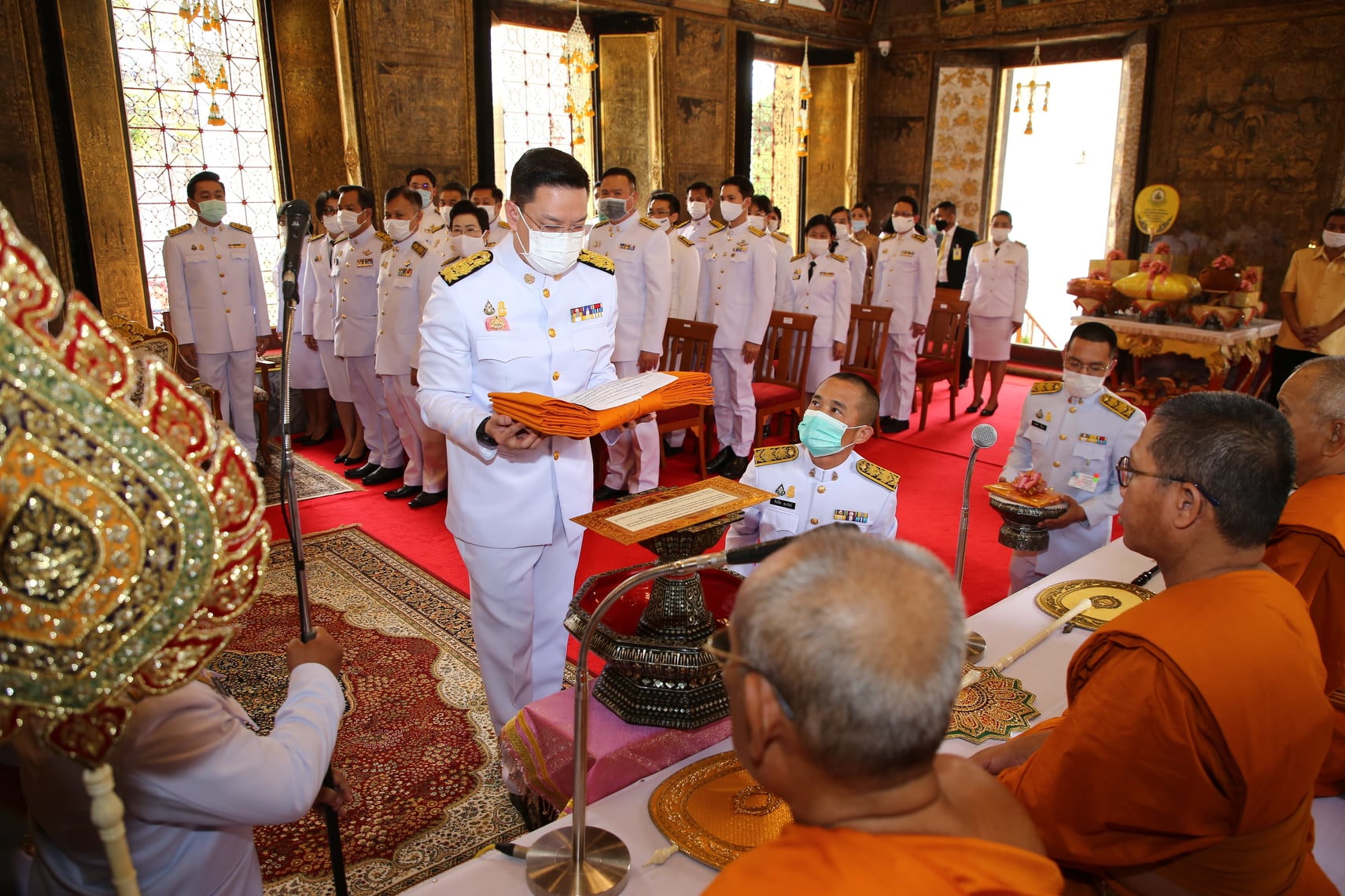พิธีถวายผ้ากฐินพระราชทาน กระทรวงดิจิทัลเพื่อเศรษฐกิจและสังคม ประจำปี 2563​