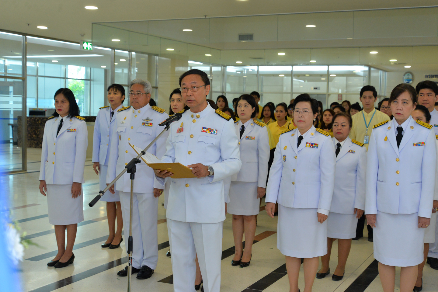 กระทรวงดีอี ถวายสัตย์ปฏิญาณเพื่อเป็นข้าราชการที่ดีและพลังของแผ่นดิน