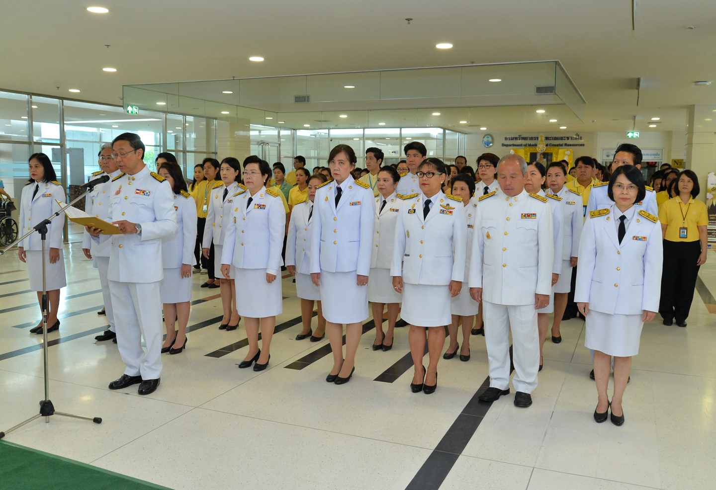 กระทรวงดีอี ถวายสัตย์ปฏิญาณเพื่อเป็นข้าราชการที่ดีและพลังของแผ่นดิน