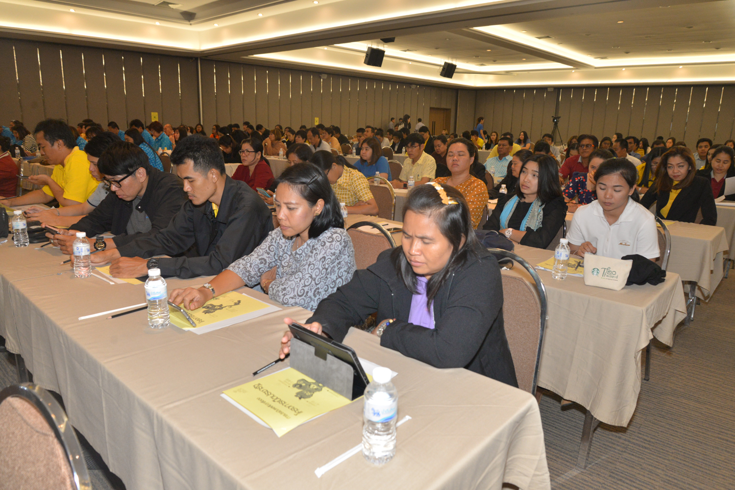ประชุมเชิงปฏิบัติการผู้กำกับงานอำเภอ ในการประเมินผลสัมฤทธิ์ของโครงการเน็ตประชารัฐ ครั้งที่ ๑