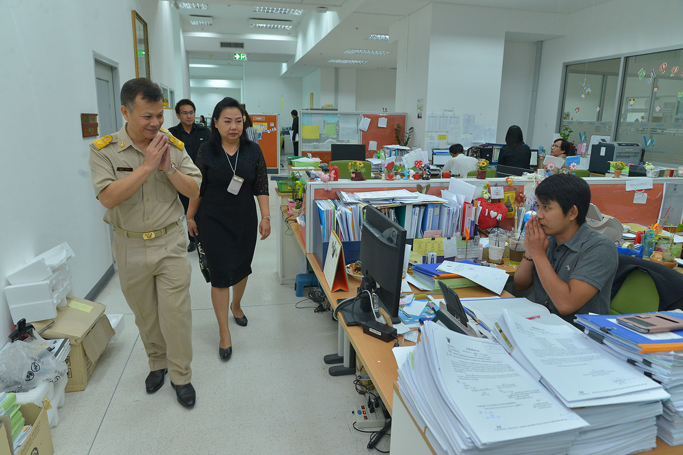 ผสช.ตรวจเยี่ยมศูนย์/สำนัก​