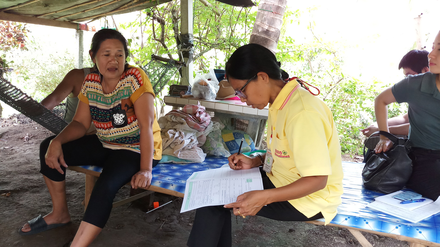 สำนักงานสถิติแห่งชาติลงพื้นที่สังเกตการณ์การปฏิบัติงานสนาม