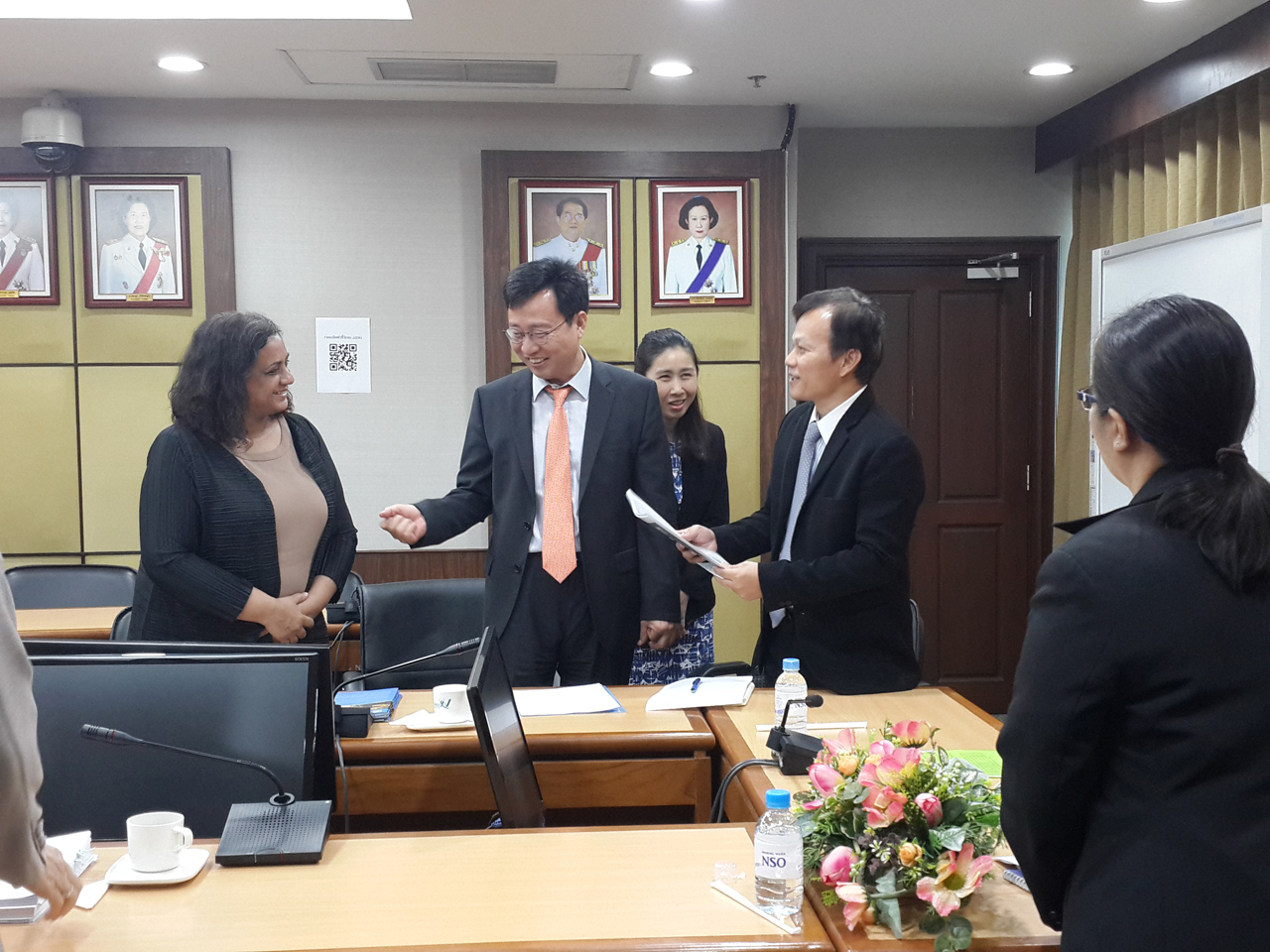 Ms. Sangita Dubey นักสถิติระดับภูมิภาคเข้าเยี่ยมคารวะ ผสช.