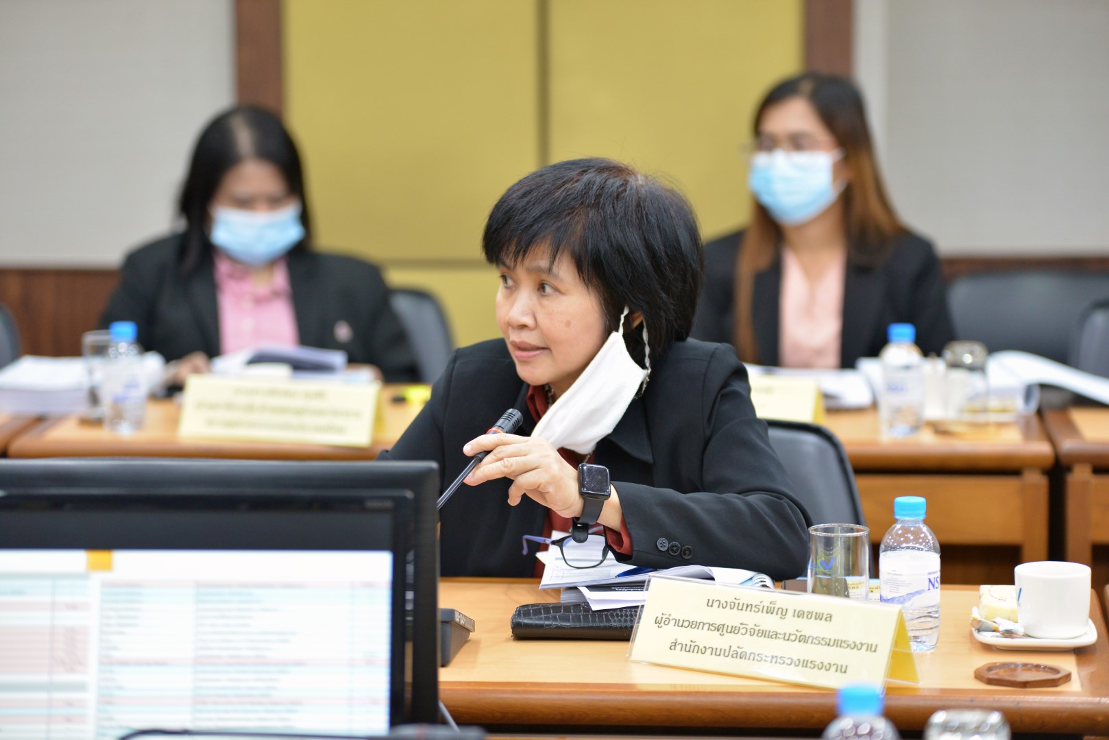 การประชุมการนำเสนอและรับฟังข้อคิดเห็นที่มีต่อร่างมาตรฐาน การนำเสนอสถิติและการผลิตสถิติ