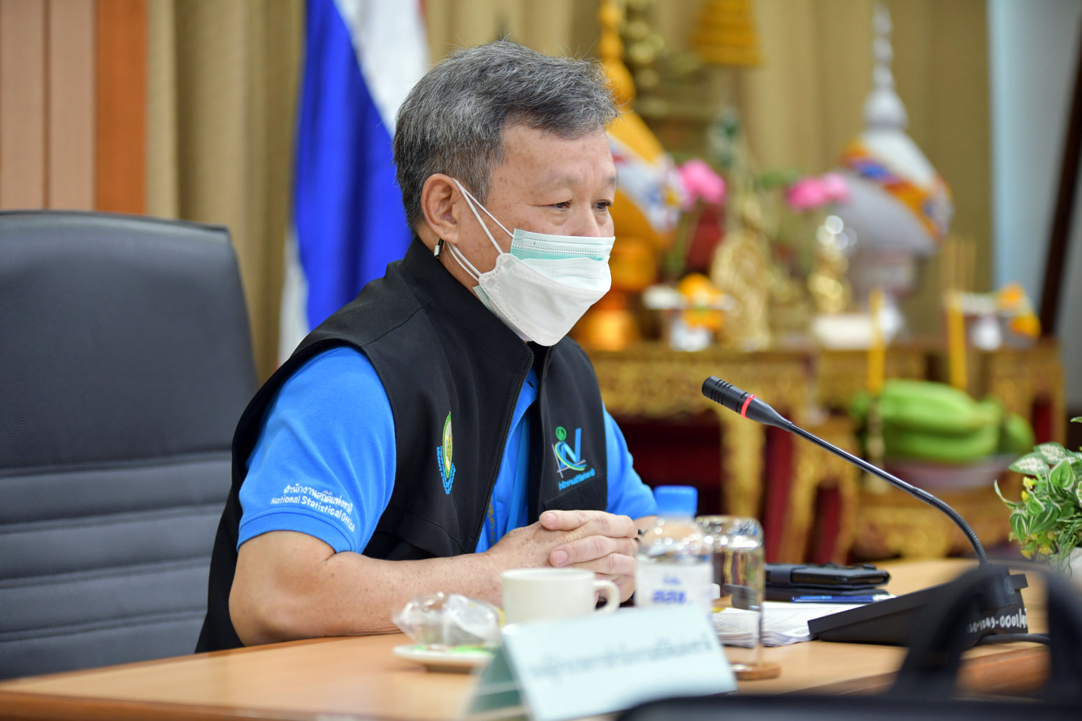ประชุมชี้แจงระเบียบวิธีปฏิบัติงาน โครงการสำรวจภาวะเศรษฐกิจ และสังคมของครัวเรือน พ.ศ. 2565