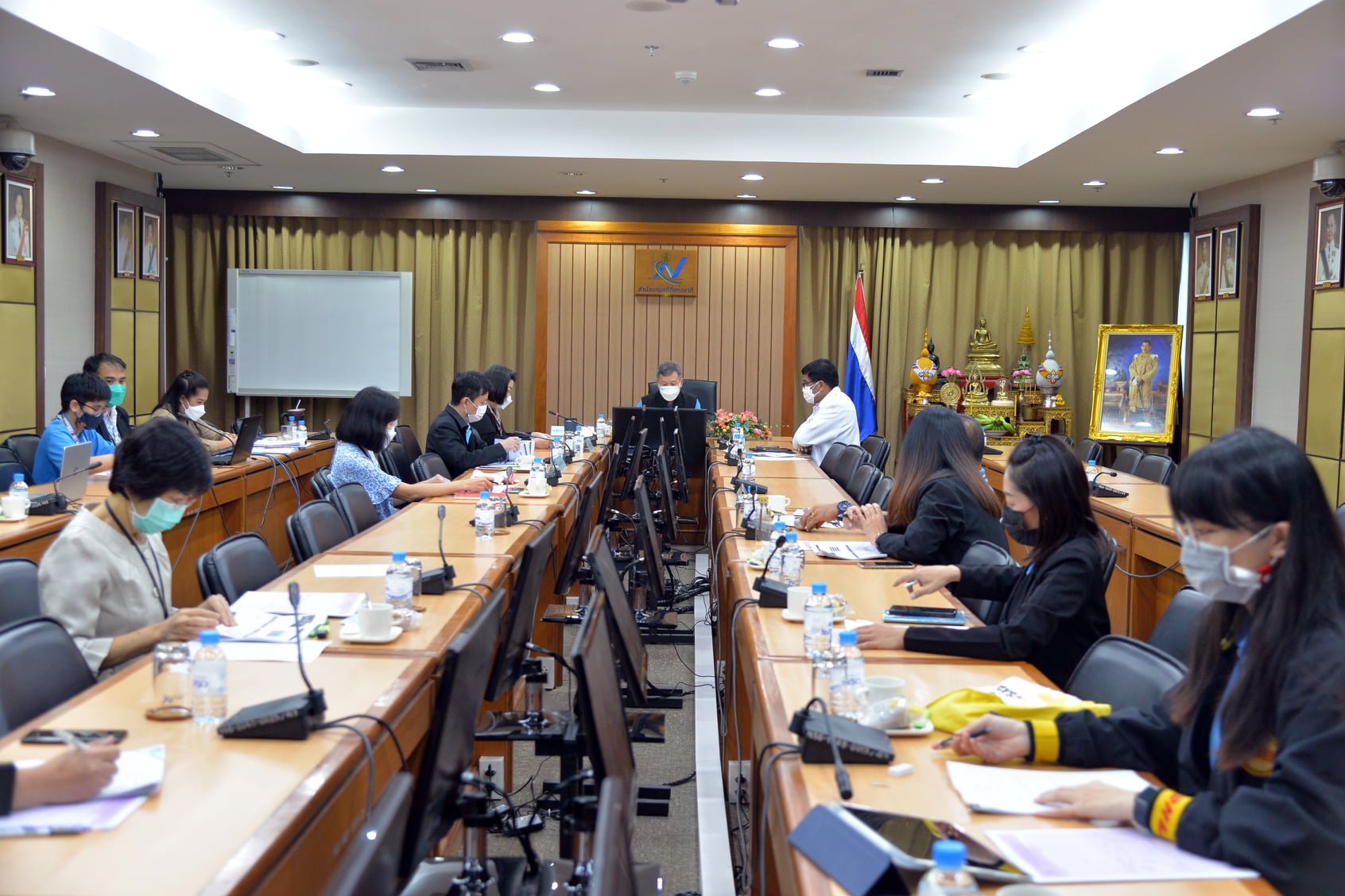 ประชุมชี้แจงระเบียบวิธีปฏิบัติงาน โครงการสำรวจภาวะเศรษฐกิจ และสังคมของครัวเรือน พ.ศ. 2565