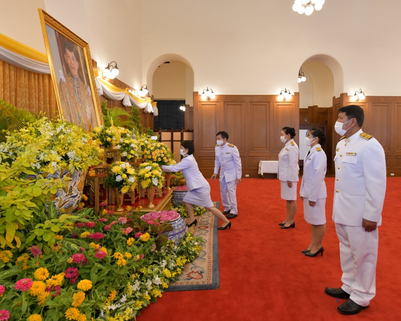 ลงนามถวายพระพร