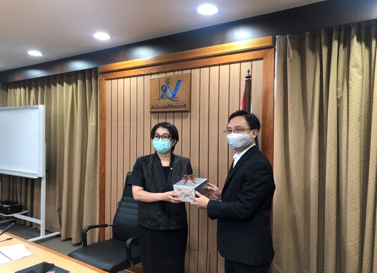 ประชุมหารือแนวทางการบูรณาการการดำเนินงานขับเคลื่อนบัญชีข้อมูลภาครัฐและข้อมูลเปิดภาครัฐ ระหว่างสำนักงานสถิติแห่งชาติกับสำนักงานพัฒนารัฐบาลดิจิทัล (องค์การมหาชน)