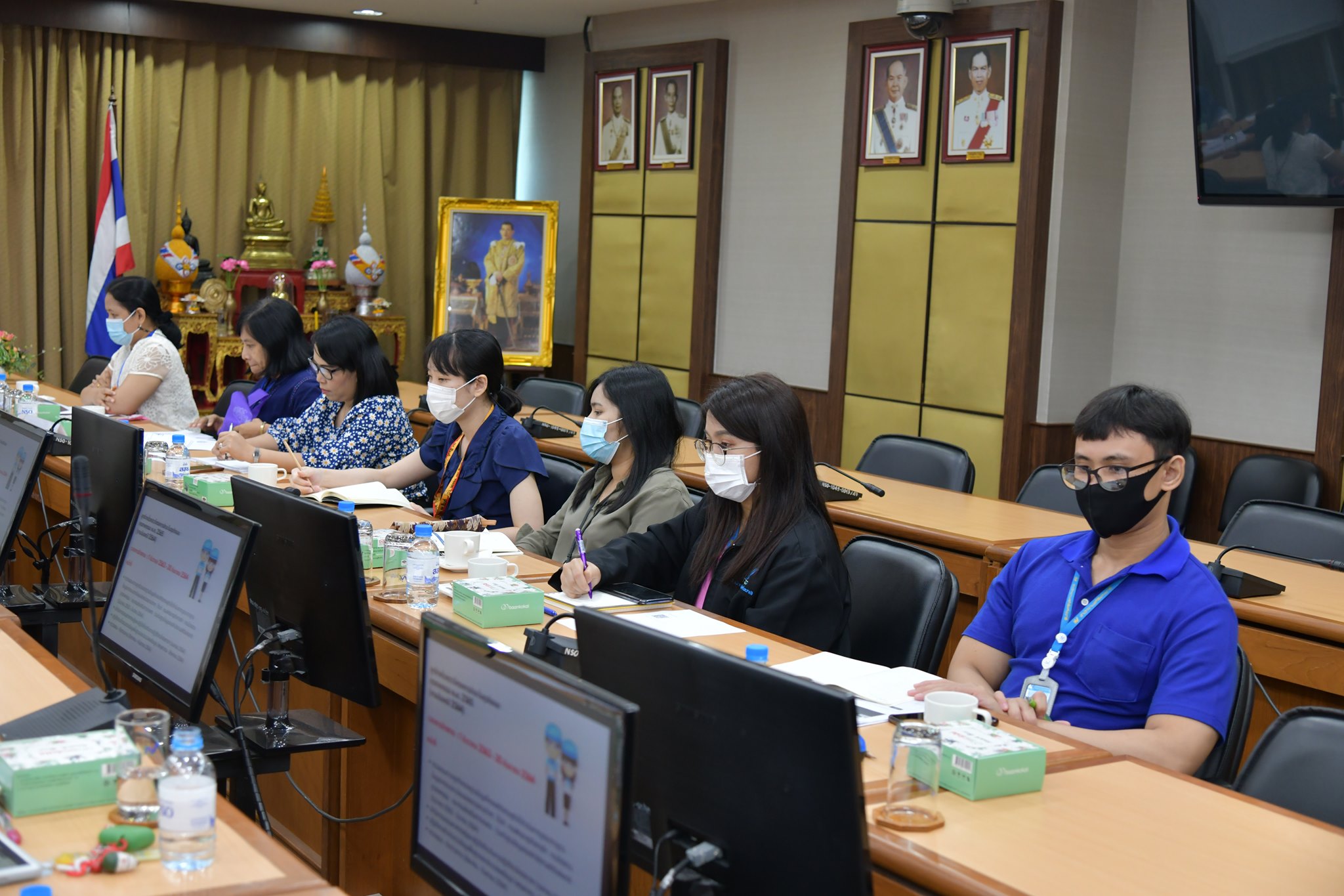 การประชุมปฐมนิเทศลูกจ้างชั่วคราวโครงการสำมะโนธุรกิจและอุตสาหกรรม พ.ศ. 2565 ​