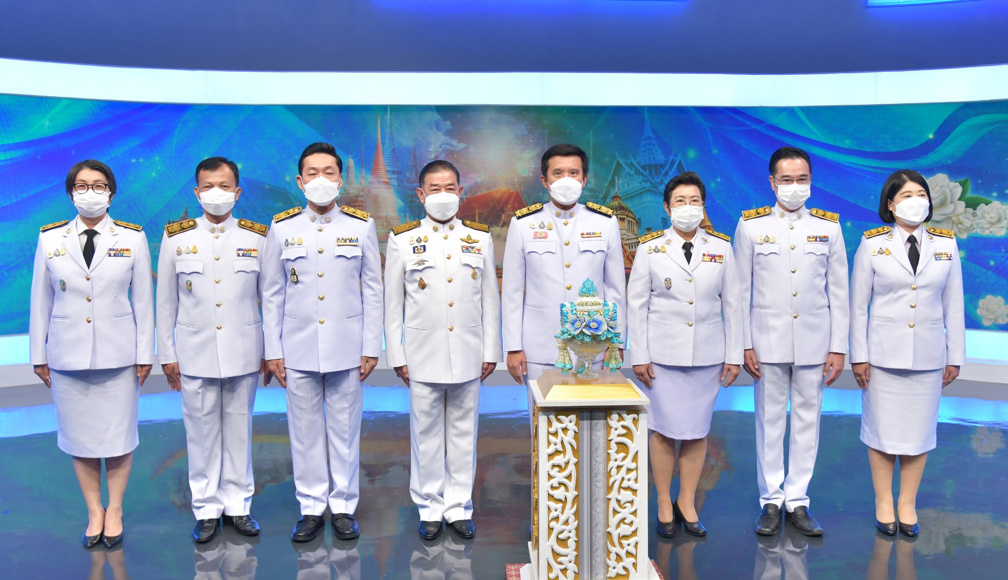 กระทรวงดีอีเอสร่วมบันทึกเทปถวายพระพร