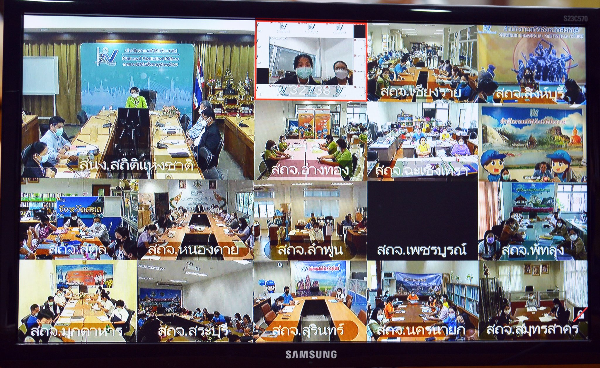 ประชุมแผนการดำเนินงานระหว่างสำนักงานสถิติแห่งชาติกับสำนักงานสถิติจังหวัด ครั้งที่ 6/2565