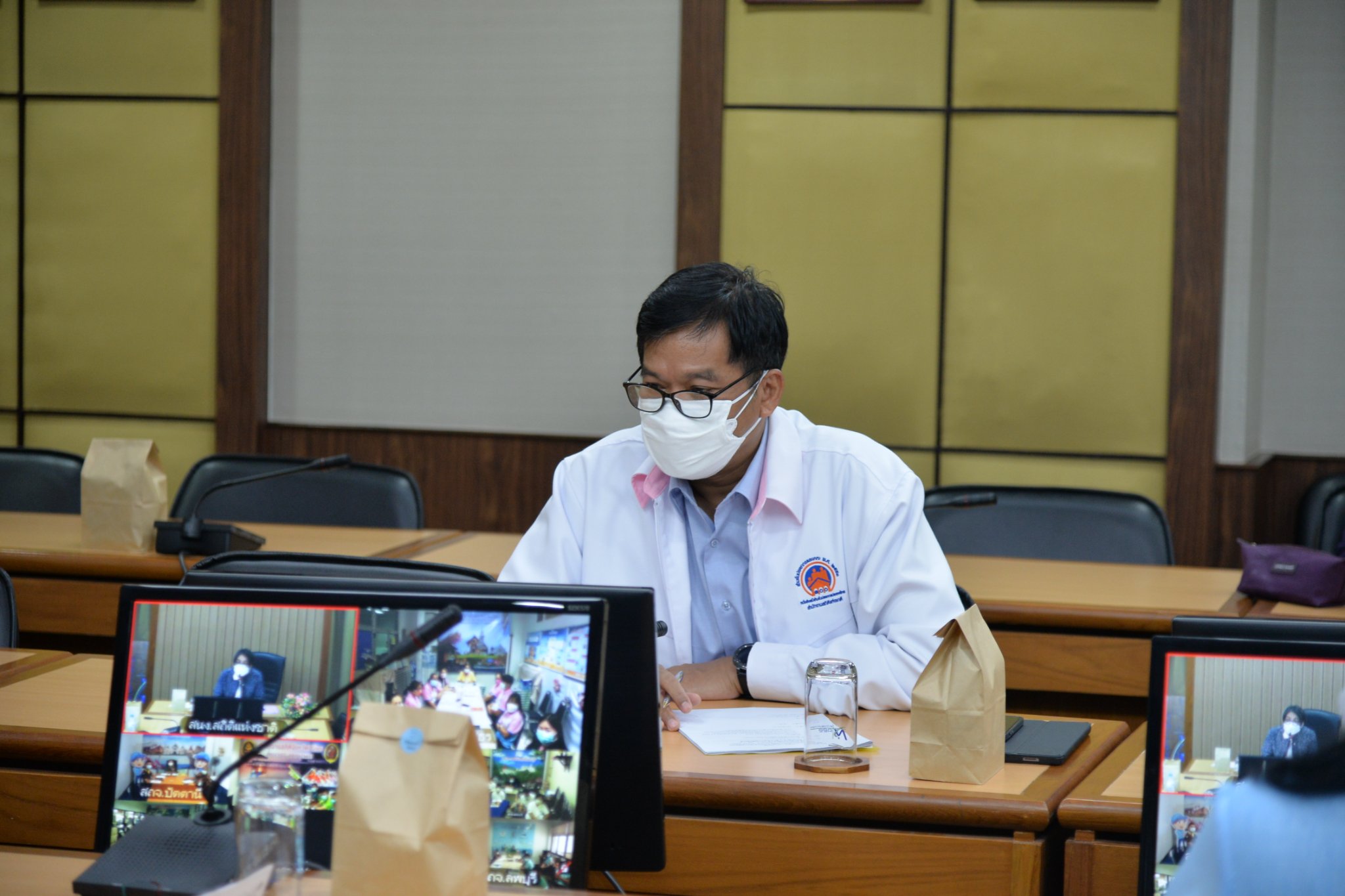 การประชุมแผนการดำเนินงานระหว่างสำนักงานสถิติแห่งชาติกับสำนักงานสถิติจังหวัด ครั้งที่ 4/2565 ผ่านระบบ Video Conference และระบบ Yealink