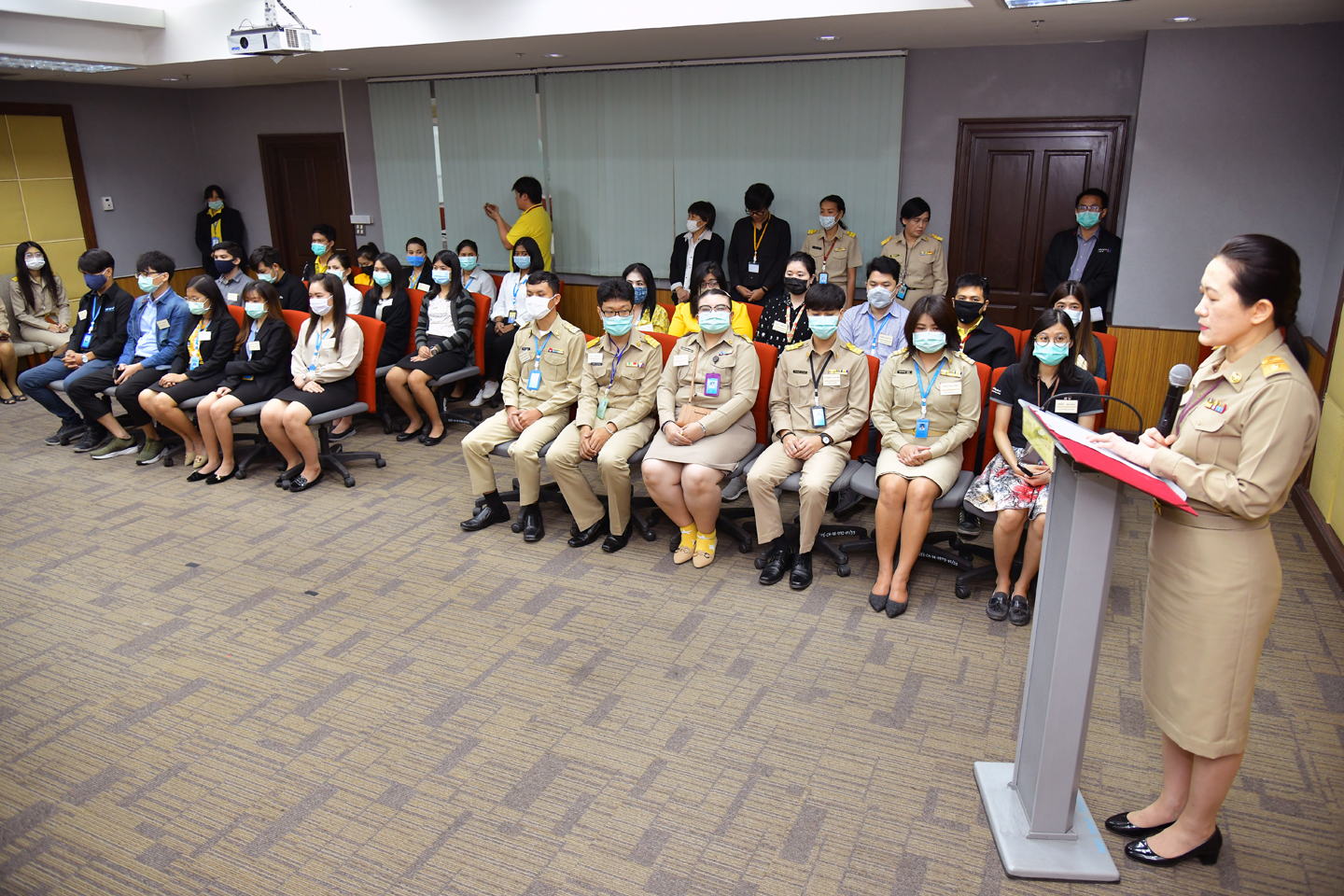 ปฐมนิเทศข้าราชการ พนักงานราชการ และลูกจ้างชั่วคราว ประจำปีงบประมาณ พ.ศ. ๒๕๖๓ ครั้งที่ ๓