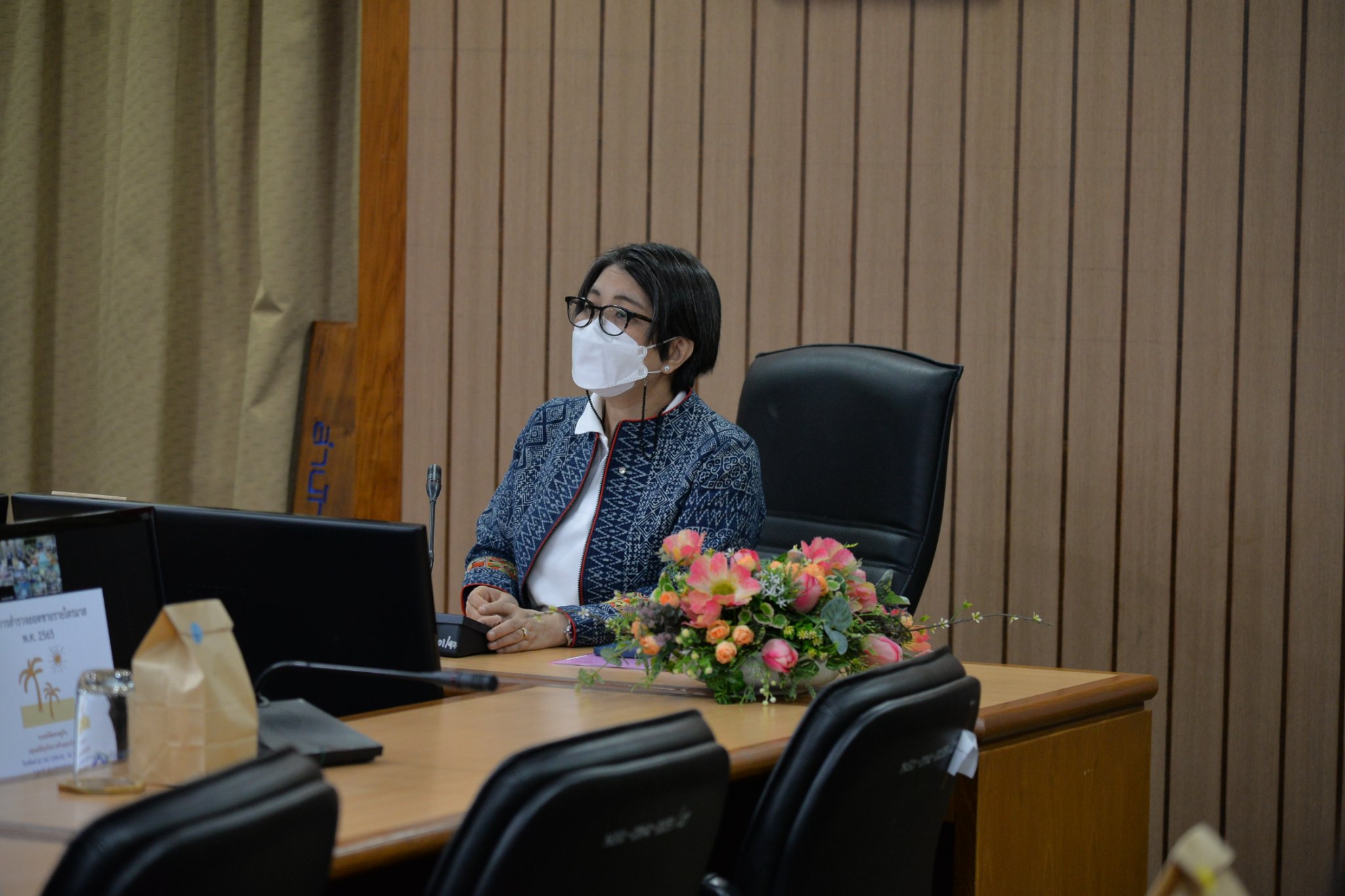 การประชุมแผนการดำเนินงานระหว่างสำนักงานสถิติแห่งชาติกับสำนักงานสถิติจังหวัด ครั้งที่ 4/2565 ผ่านระบบ Video Conference และระบบ Yealink