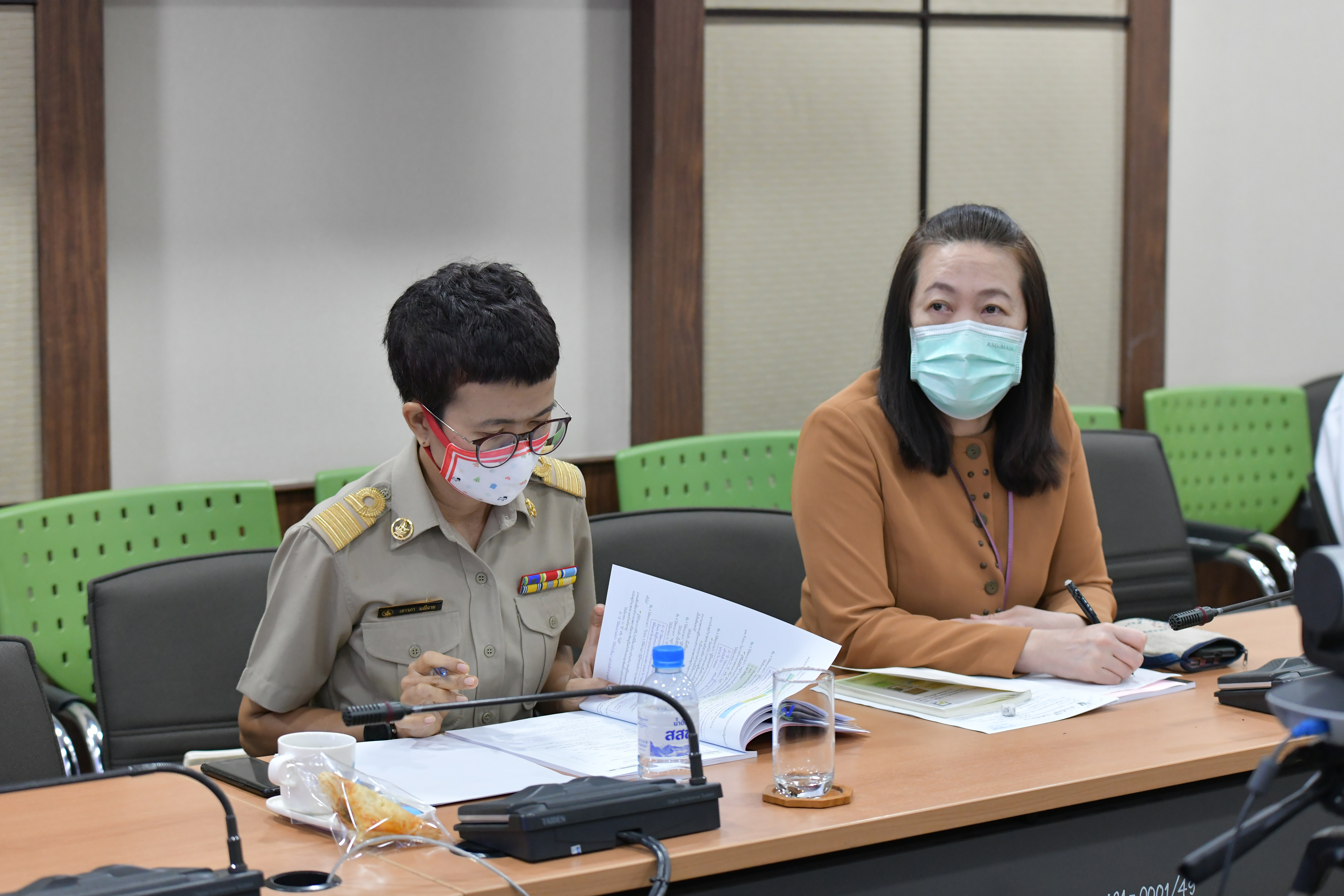 การประชุมโครงการสำรวจข้อมูลพื้นฐานด้านการเกษตรระดับหมู่บ้าน/ชุมชน พ.ศ. 2564 กลุ่มที่ ๑