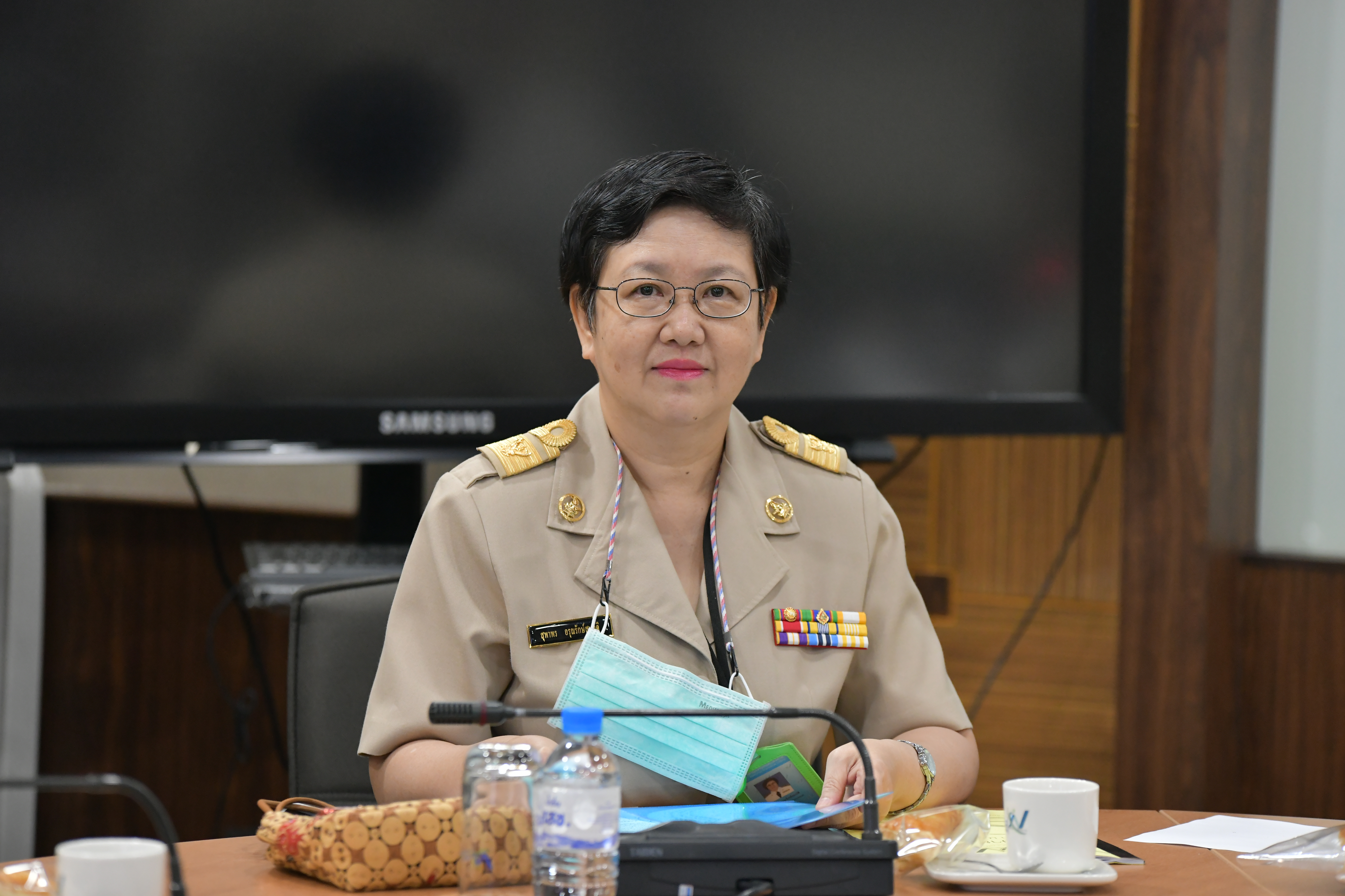 การประชุมโครงการสำรวจข้อมูลพื้นฐานด้านการเกษตรระดับหมู่บ้าน/ชุมชน พ.ศ. 2564 กลุ่มที่ ๑