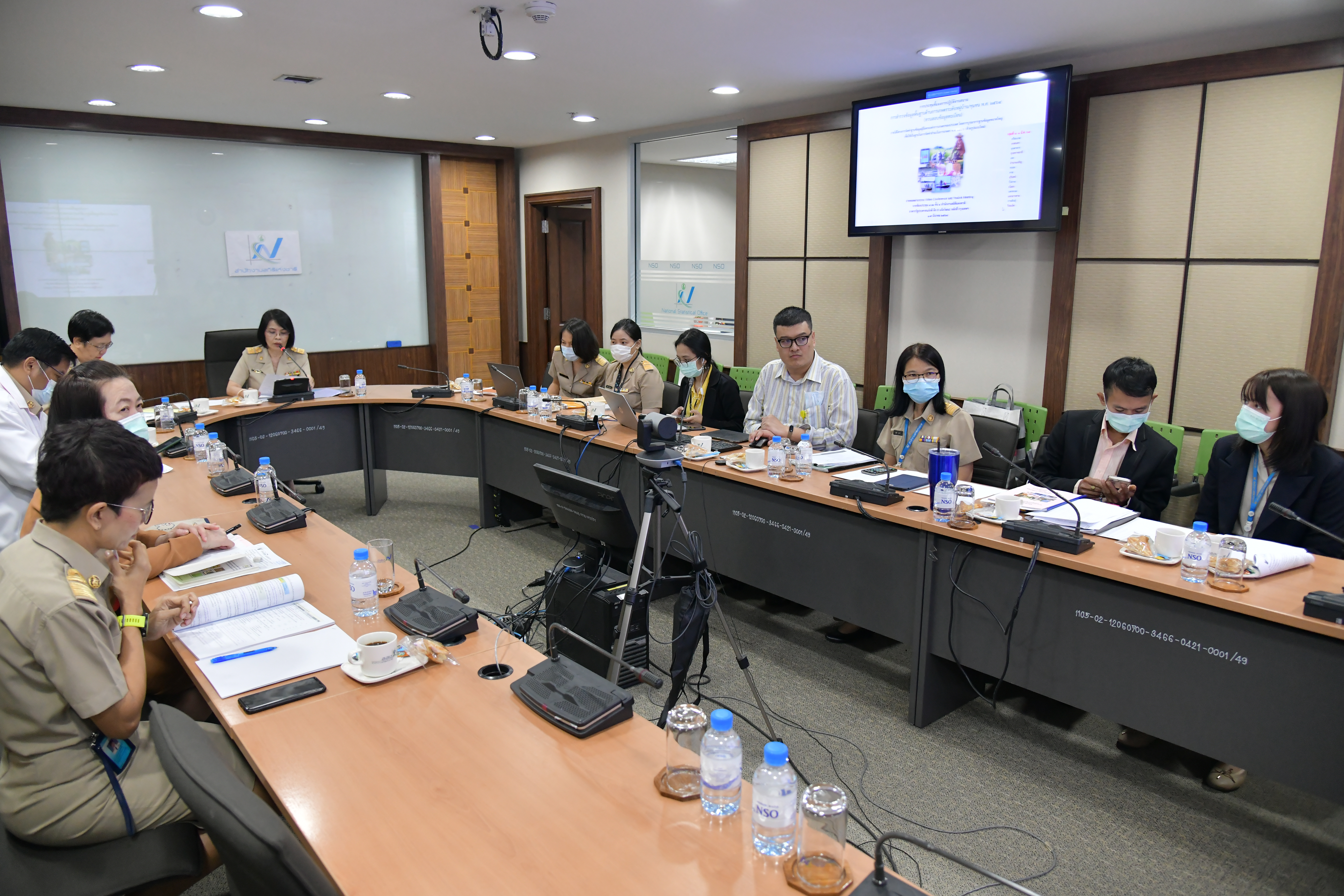 การประชุมโครงการสำรวจข้อมูลพื้นฐานด้านการเกษตรระดับหมู่บ้าน/ชุมชน พ.ศ. 2564 กลุ่มที่ ๑