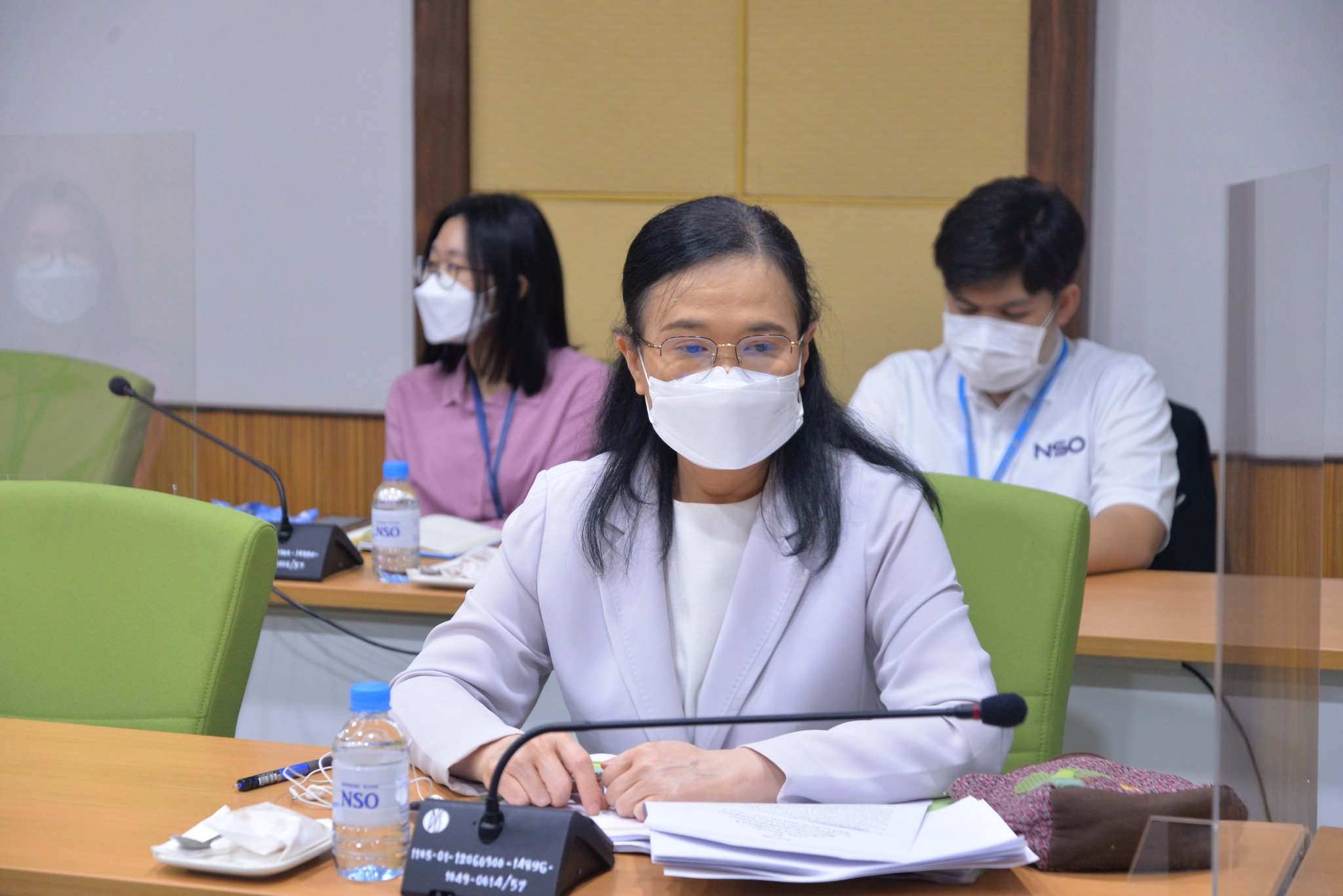 ประชุมถอดบทเรียนจากสำมะโนทดลอง โครงการสำมะโนการเกษตร พ.ศ. 2565             วันที่ 28 กันยายน 2565 นายพินิจ กัลยาณมณีกร รองผู้อำนวยการสำนักงานสถิติแห่งชาติ เป็นประธานเปิดการประชุมถอดบทเรียนจากสำมะโนทดล