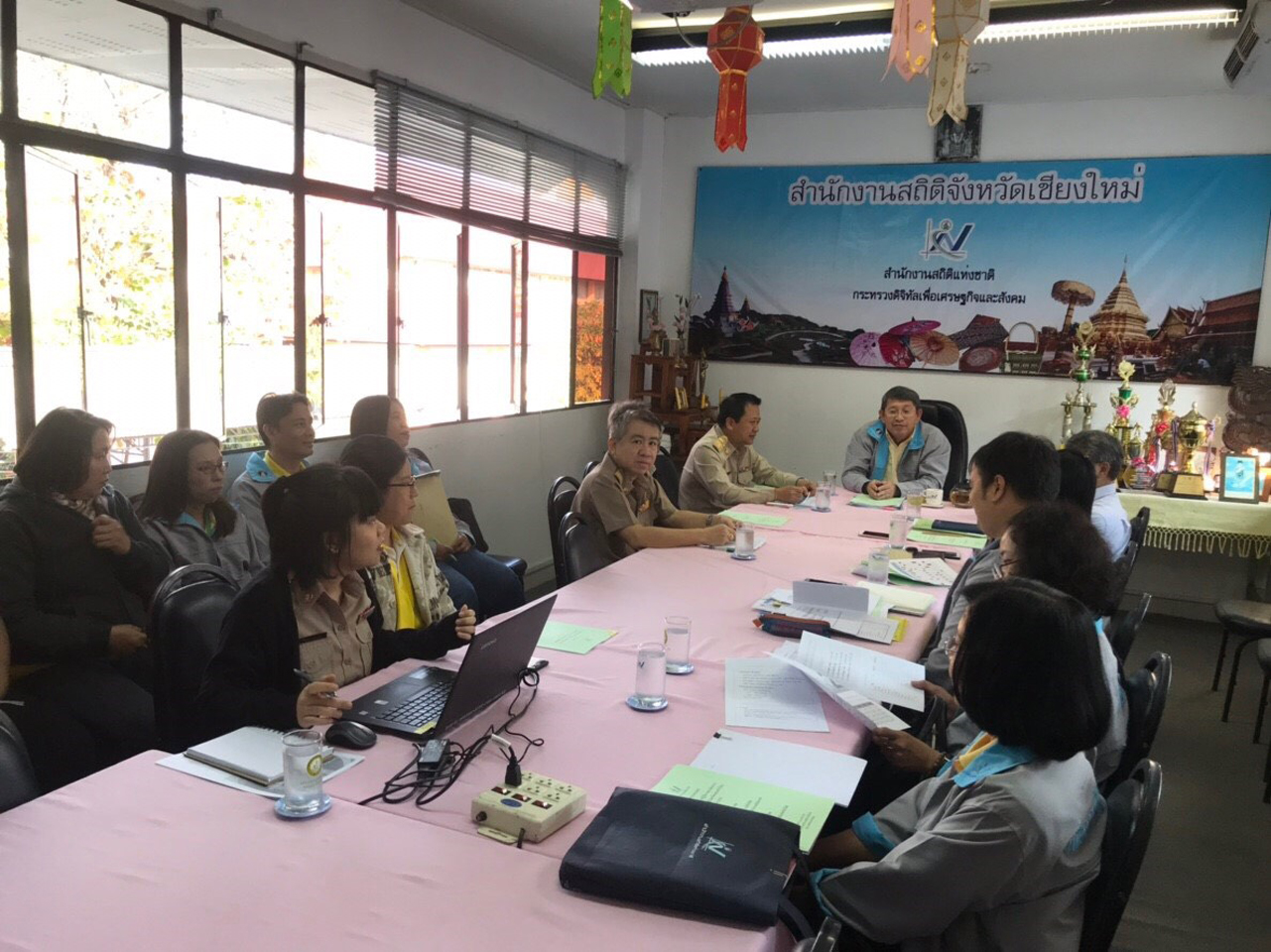 ลงพื้นที่สังเกตการณ์งานสนาม