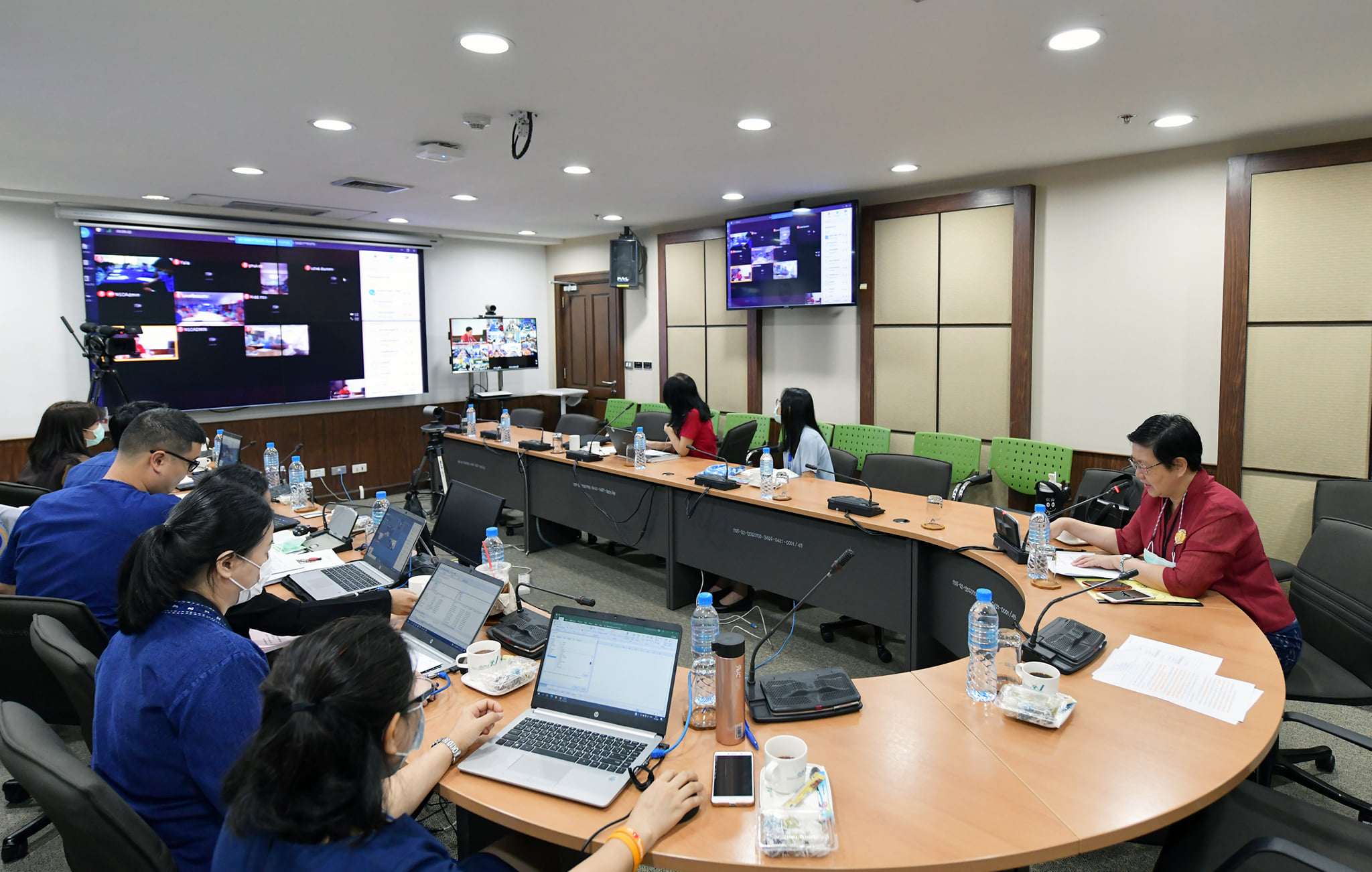 การประชุมโครงการสำรวจข้อมูลพื้นฐานด้านการเกษตร ระดับหมู่บ้าน/ชุมชน พ.ศ. 2564 กลุ่มที่ 5