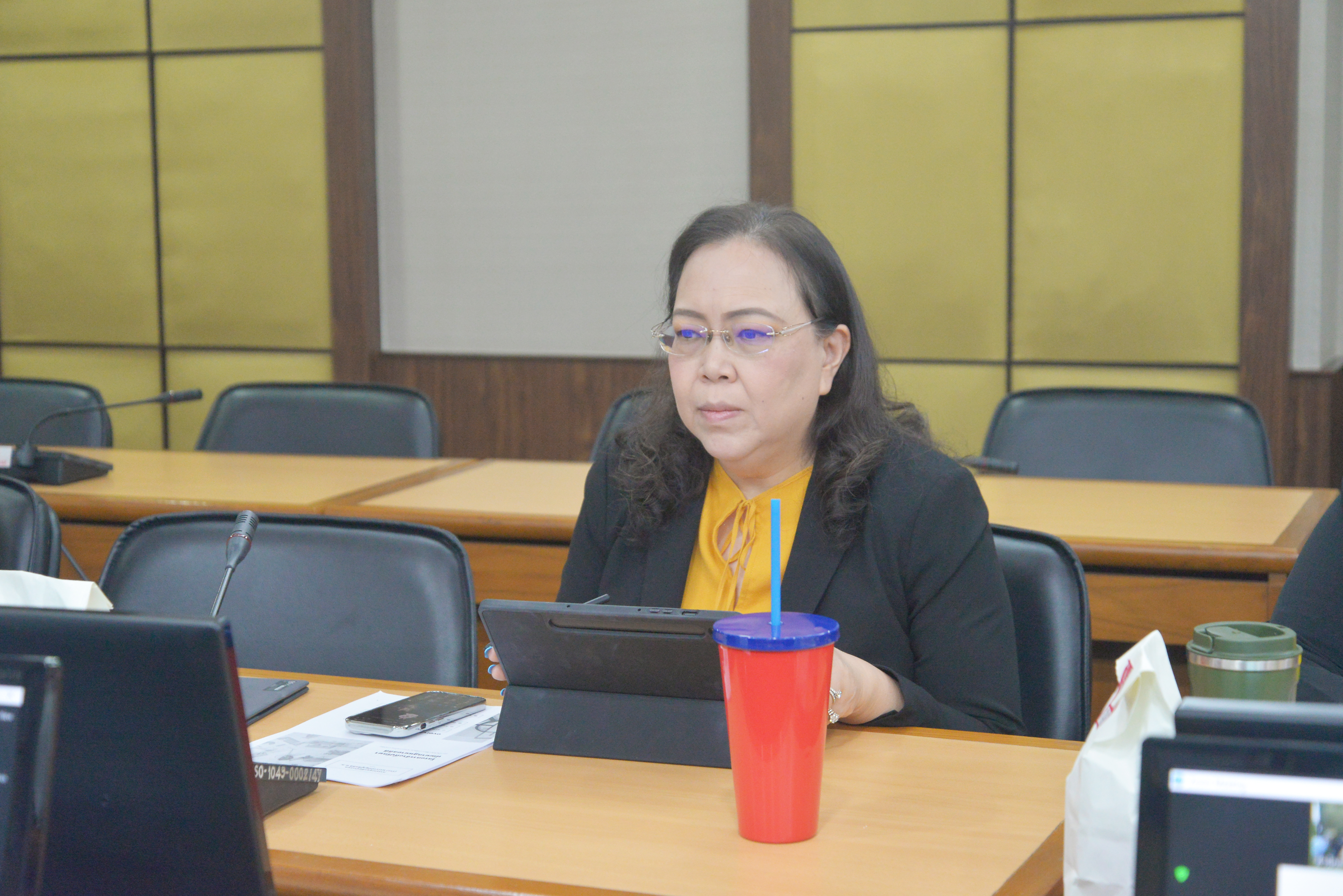 การประชุมเพื่อนำเสนอ (ร่าง) พระราชบัญญัติสถิติ พ.ศ. ....