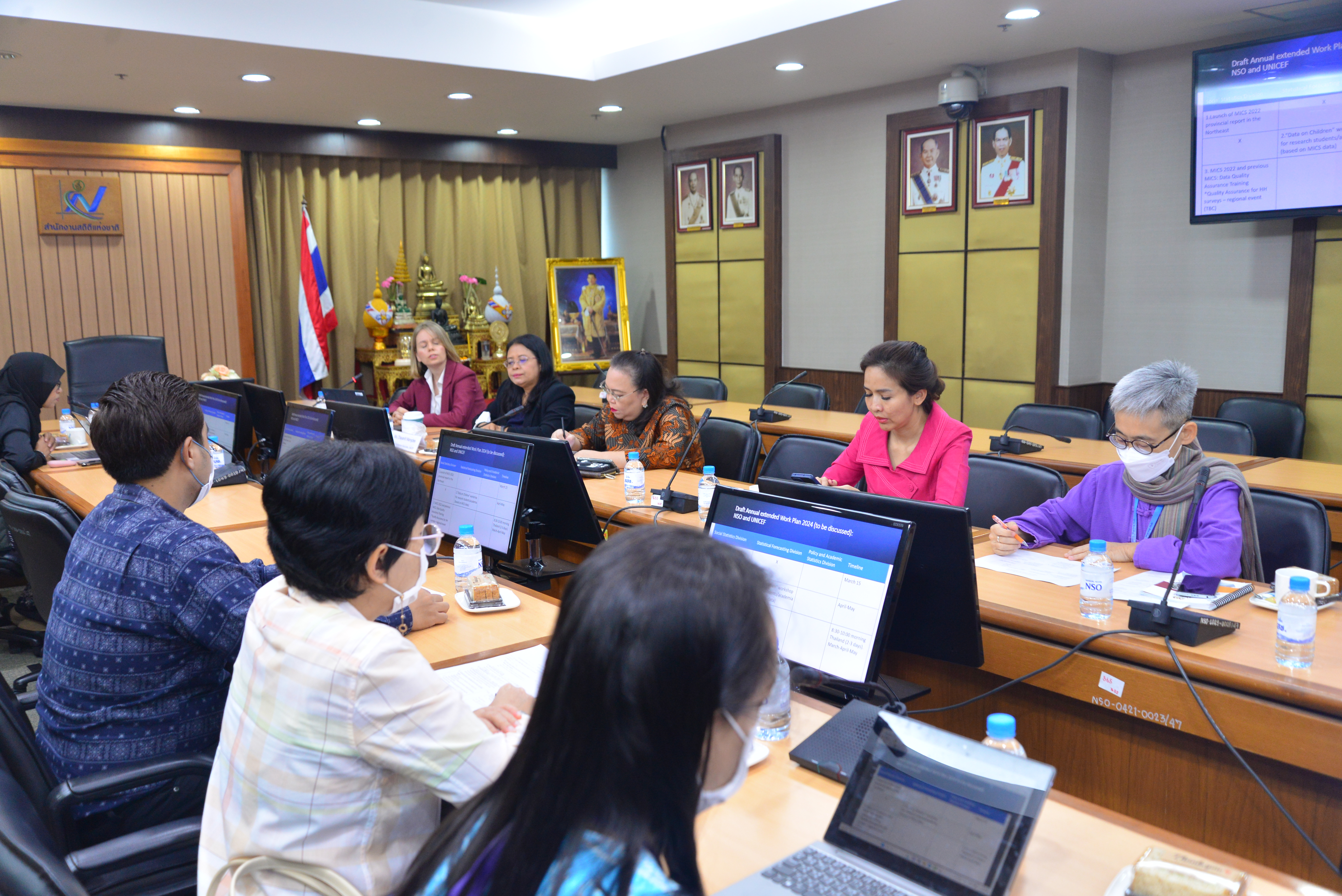 การประชุม สสช. และ UNICEF
