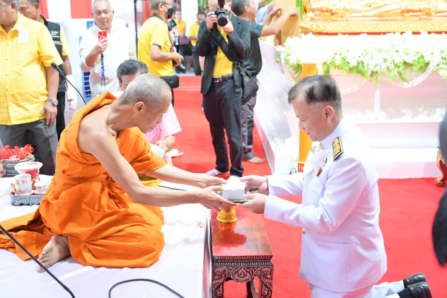 สสช.ร่วมงานพิธีถวายผ้าพระกฐินพระราชทาน ประจำปี 2567
