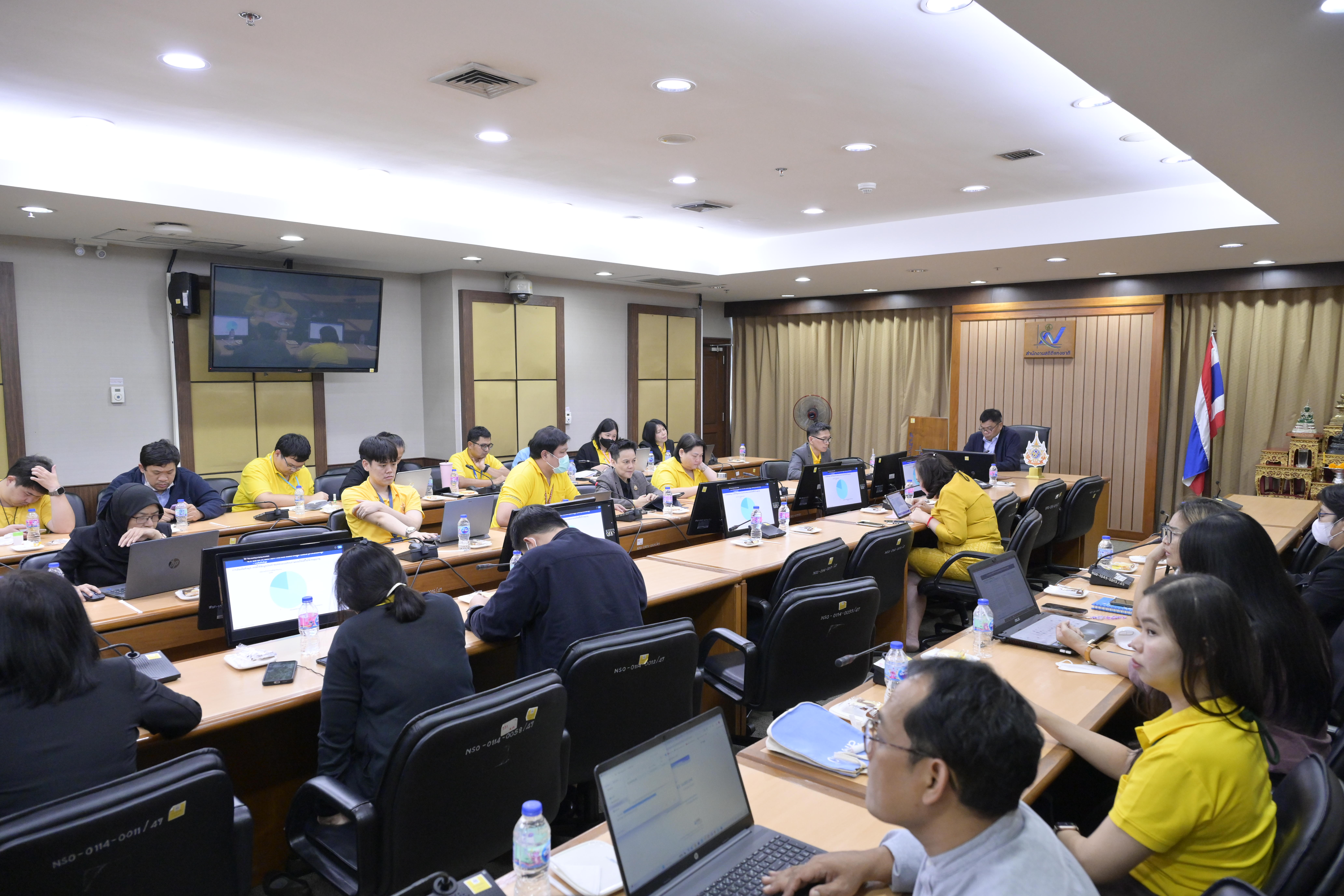 การประชุมคณะทำงานพัฒนาระบบงานจัดเก็บข้อมูล