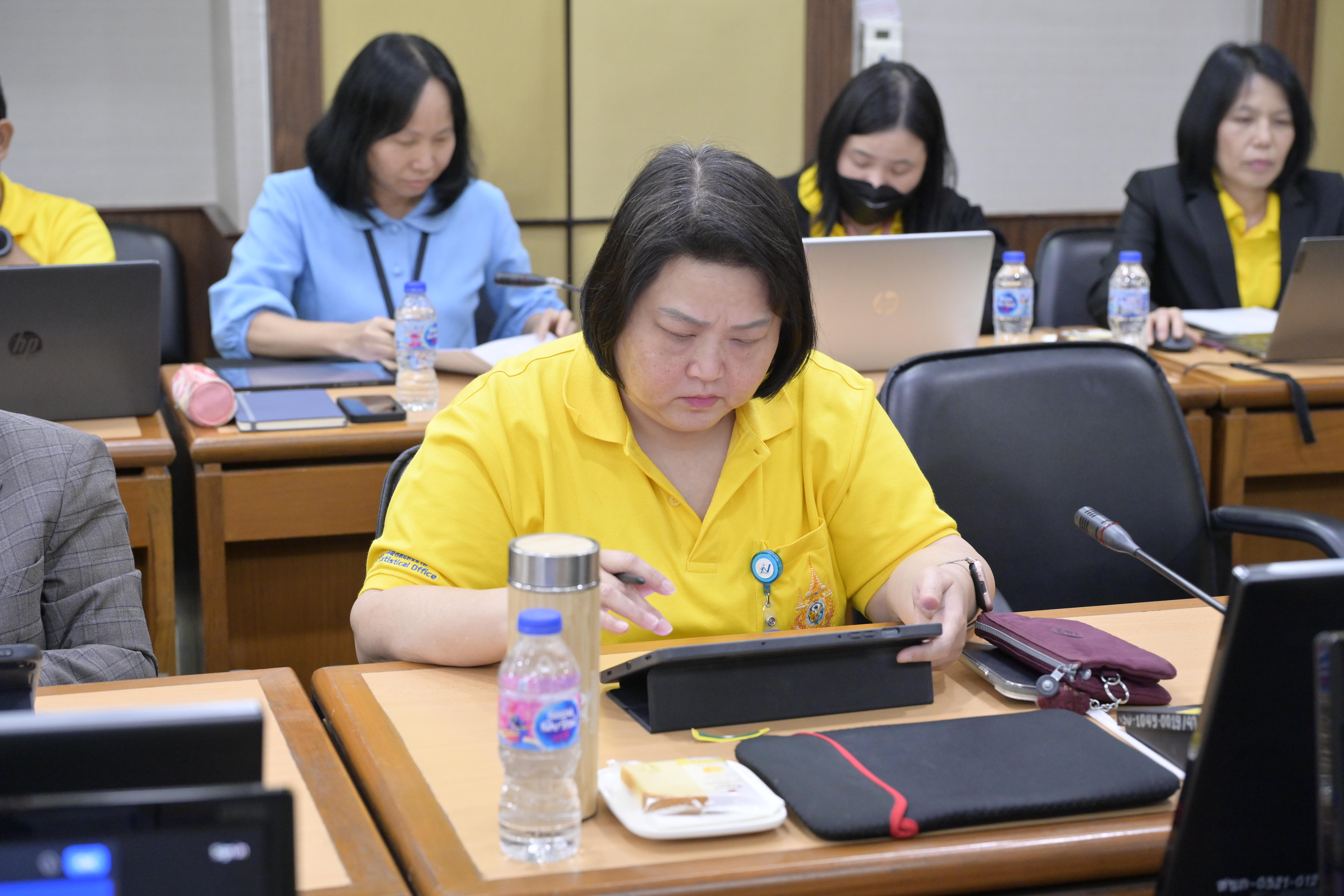 การประชุมคณะทำงานพัฒนาระบบงานจัดเก็บข้อมูล