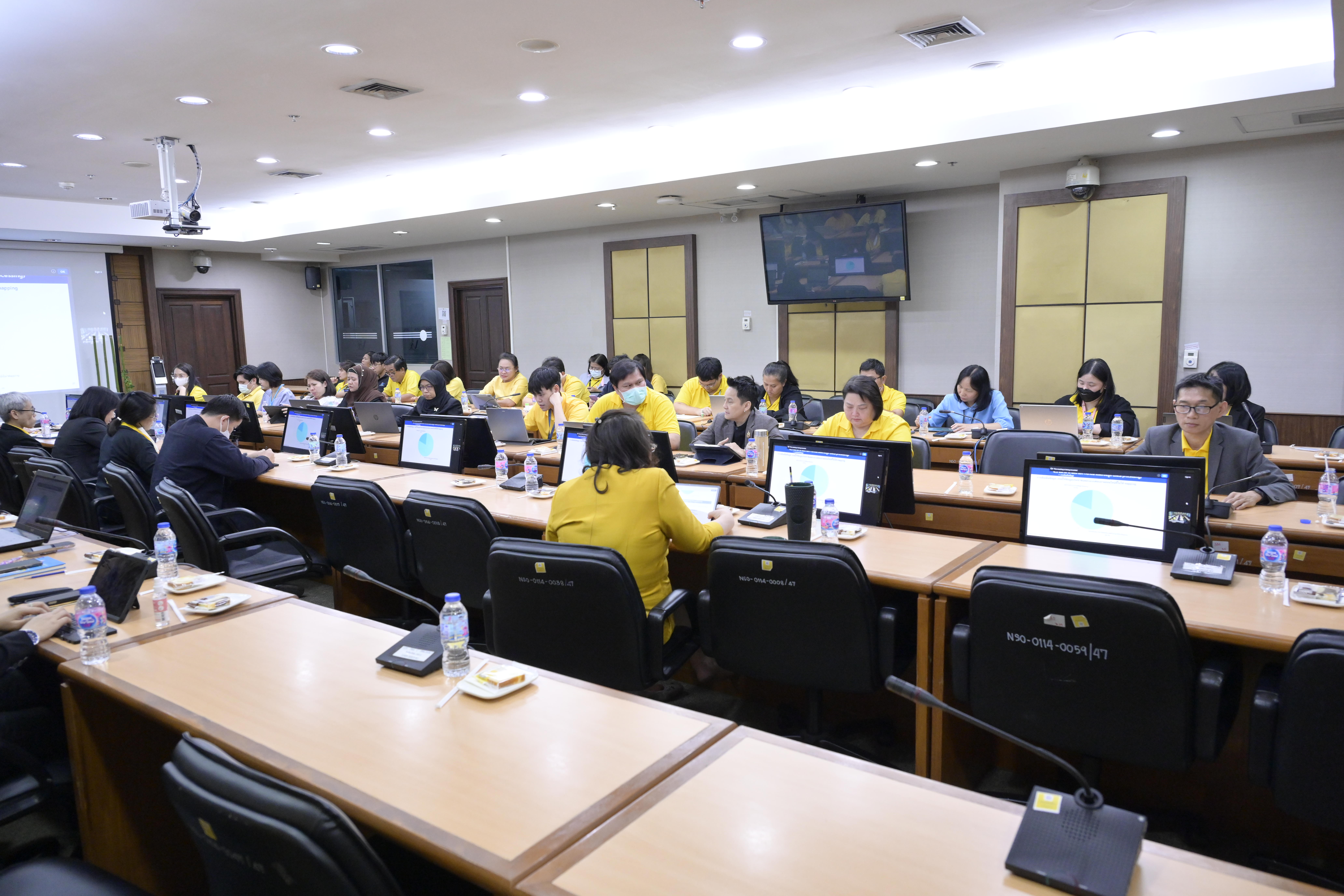การประชุมคณะทำงานพัฒนาระบบงานจัดเก็บข้อมูล
