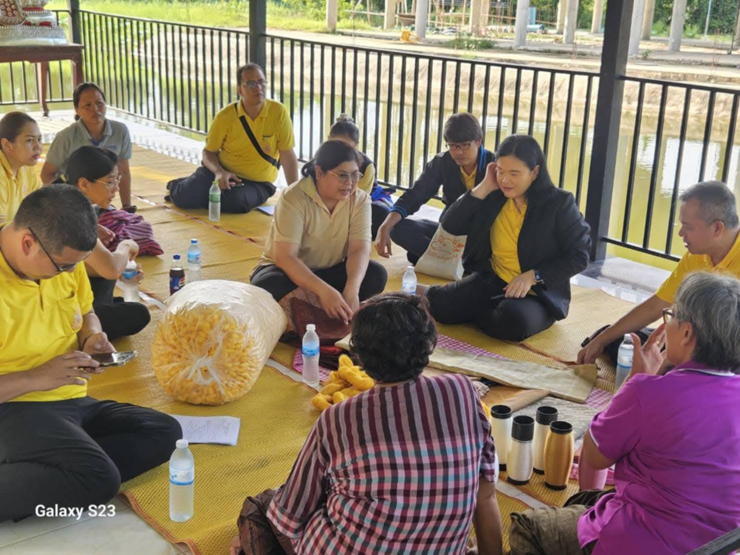 ศึกษารูปแบบการปลูกหม่อนเลี้ยงไหม