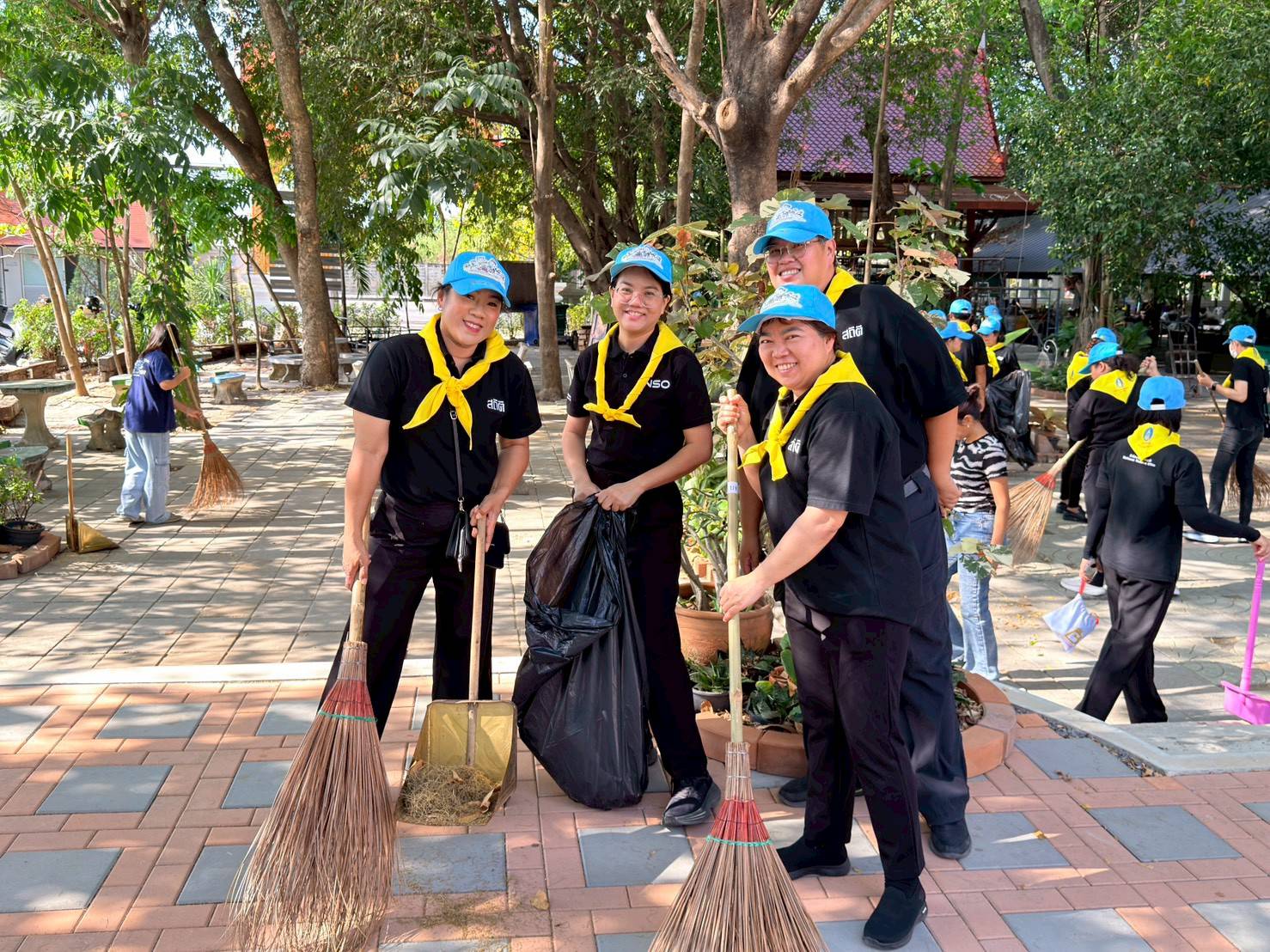 กิจกรรมจิตอาสาปรับภูมิทัศน์ ณ วัดคลองบ้านใหม่