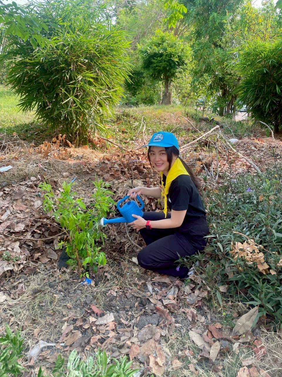 จิตอาสาปรับภูมิทัศน์