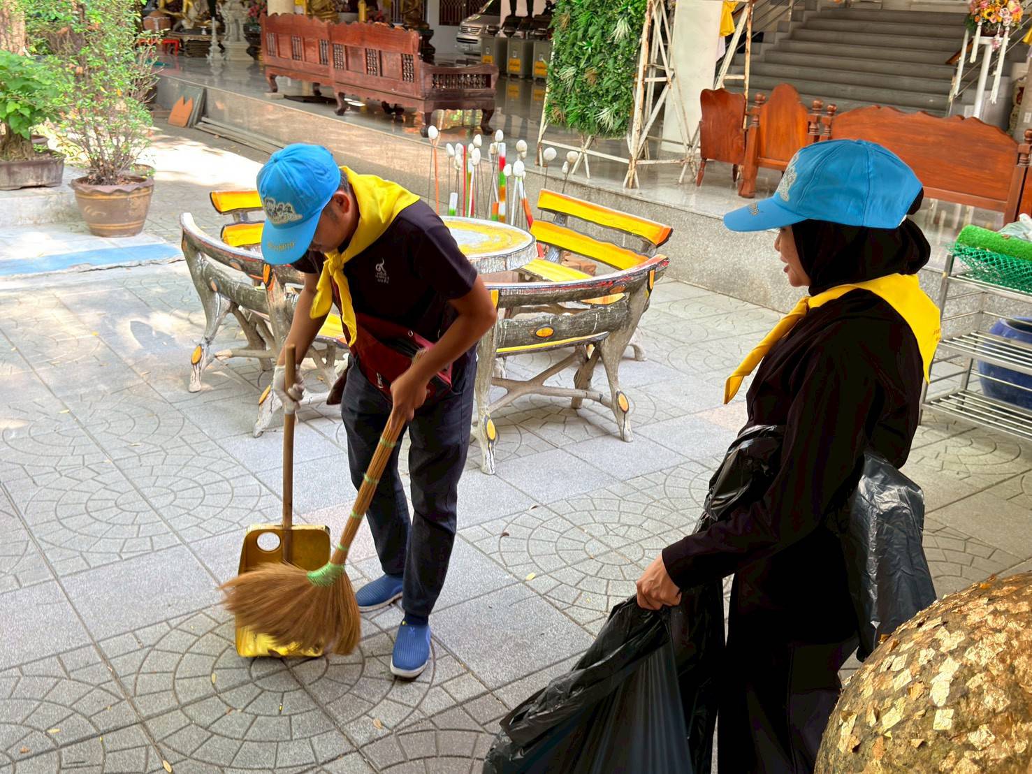 กิจกรรมจิตอาสาปรับภูมิทัศน์ ณ วัดคลองบ้านใหม่