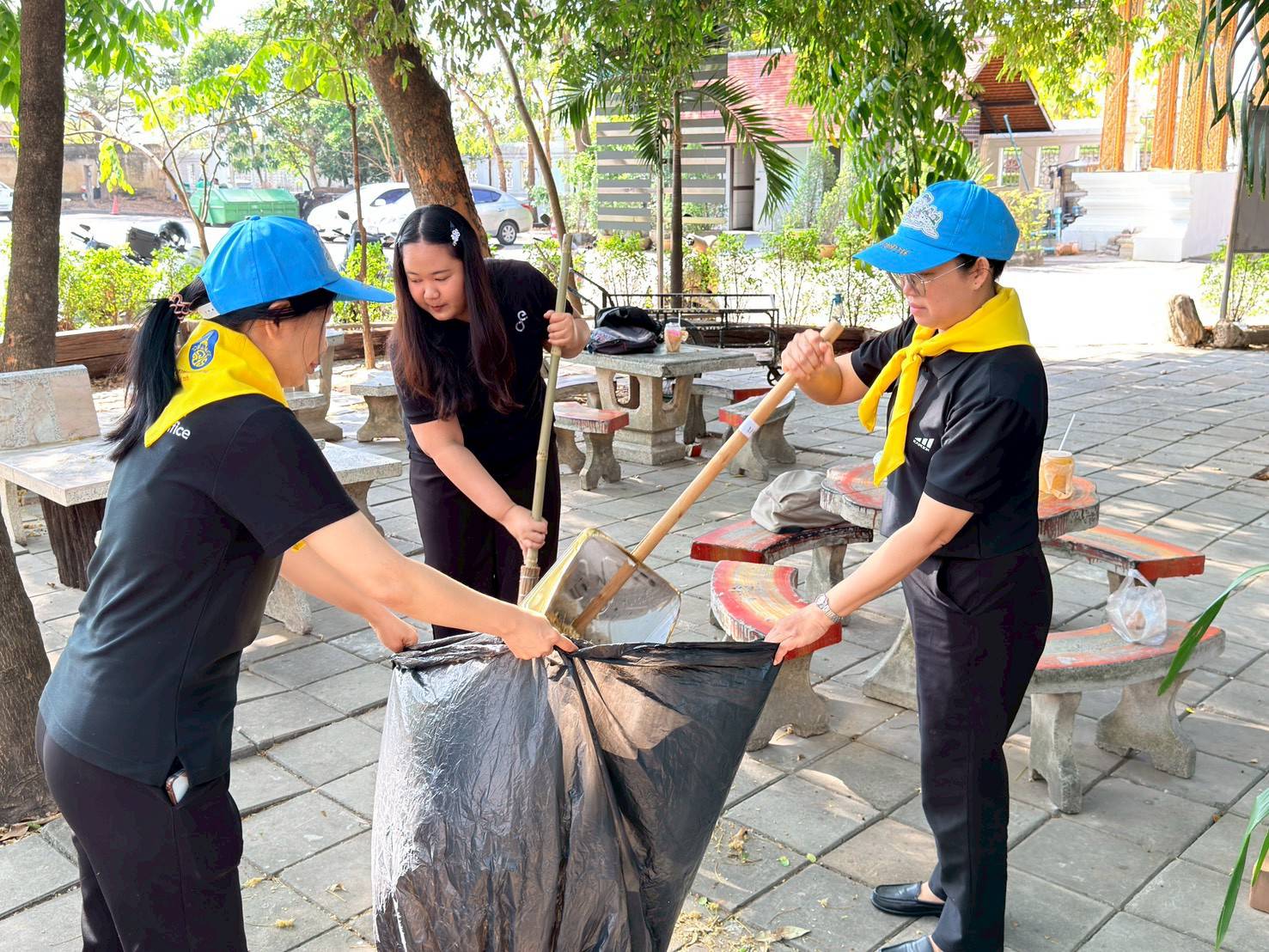 กิจกรรมจิตอาสาปรับภูมิทัศน์ ณ วัดคลองบ้านใหม่