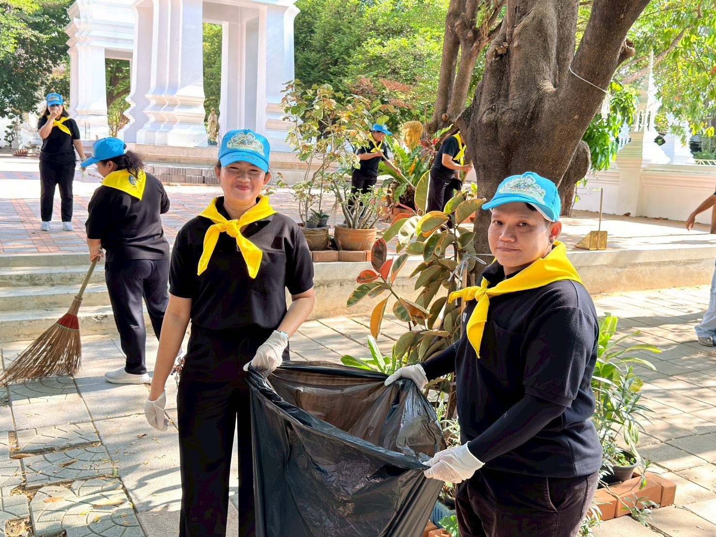 กิจกรรมจิตอาสาปรับภูมิทัศน์ ณ วัดคลองบ้านใหม่