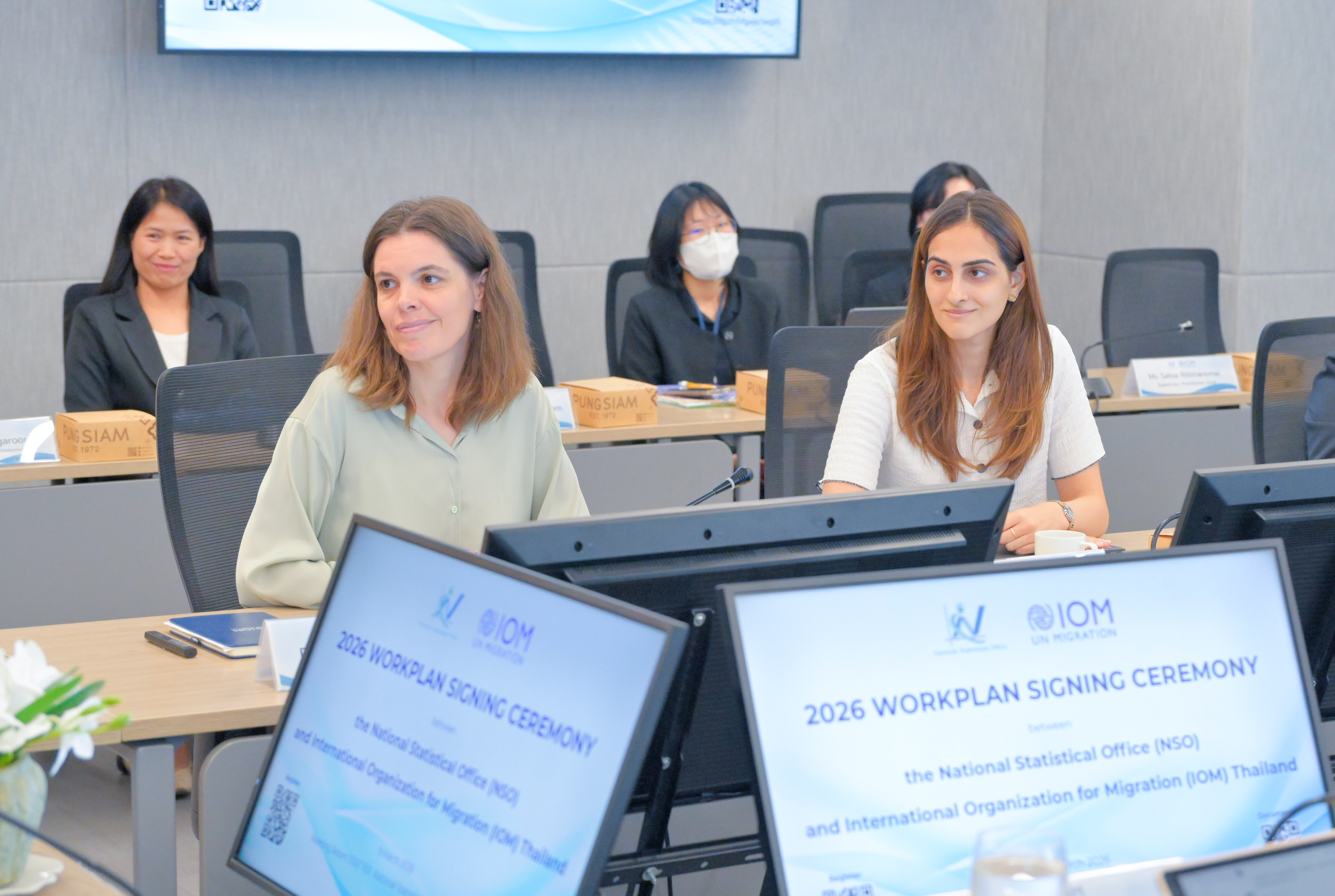 แผนงานประจำปี พ.ศ. 2569 ระหว่าง สำนักงานสถิติแห่งชาติ และองค์การระหว่างประเทศเพื่อการโยกย้ายถิ่นฐาน (IOM) ประเทศไทย