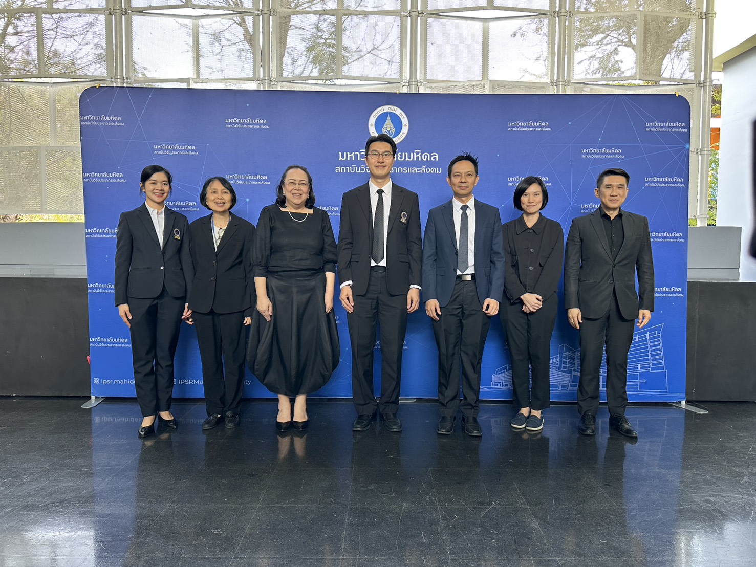 สถิติฯ เข้าร่วมงานแถลงข่าว 