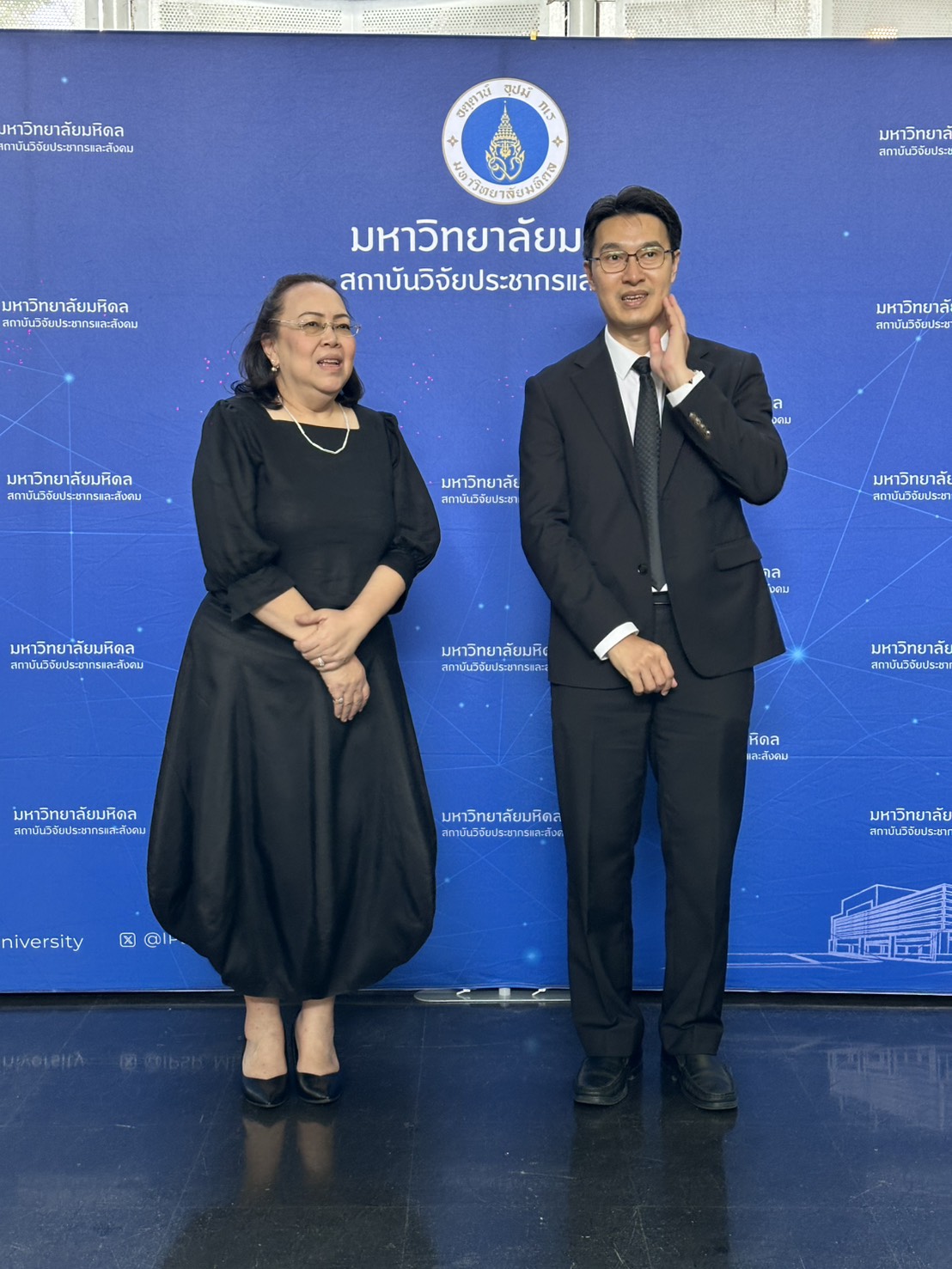 สถิติฯ เข้าร่วมงานแถลงข่าว 